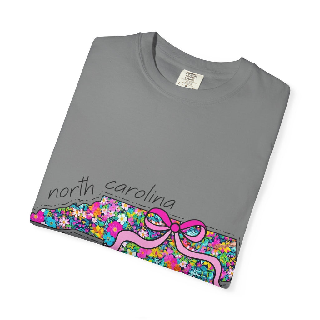 North Carolina- Floral Map Tee