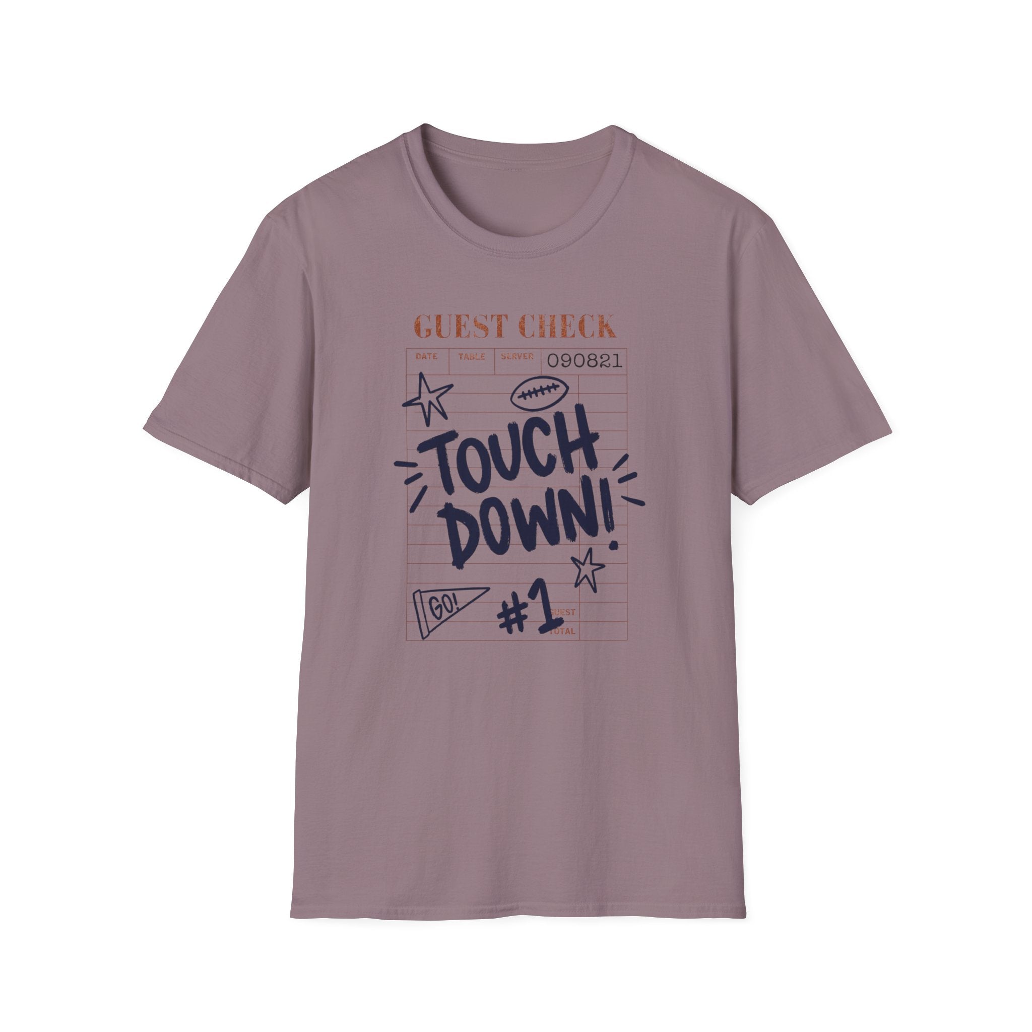 Touchdown Guest Check T-Shirt — Football Game Day Tee