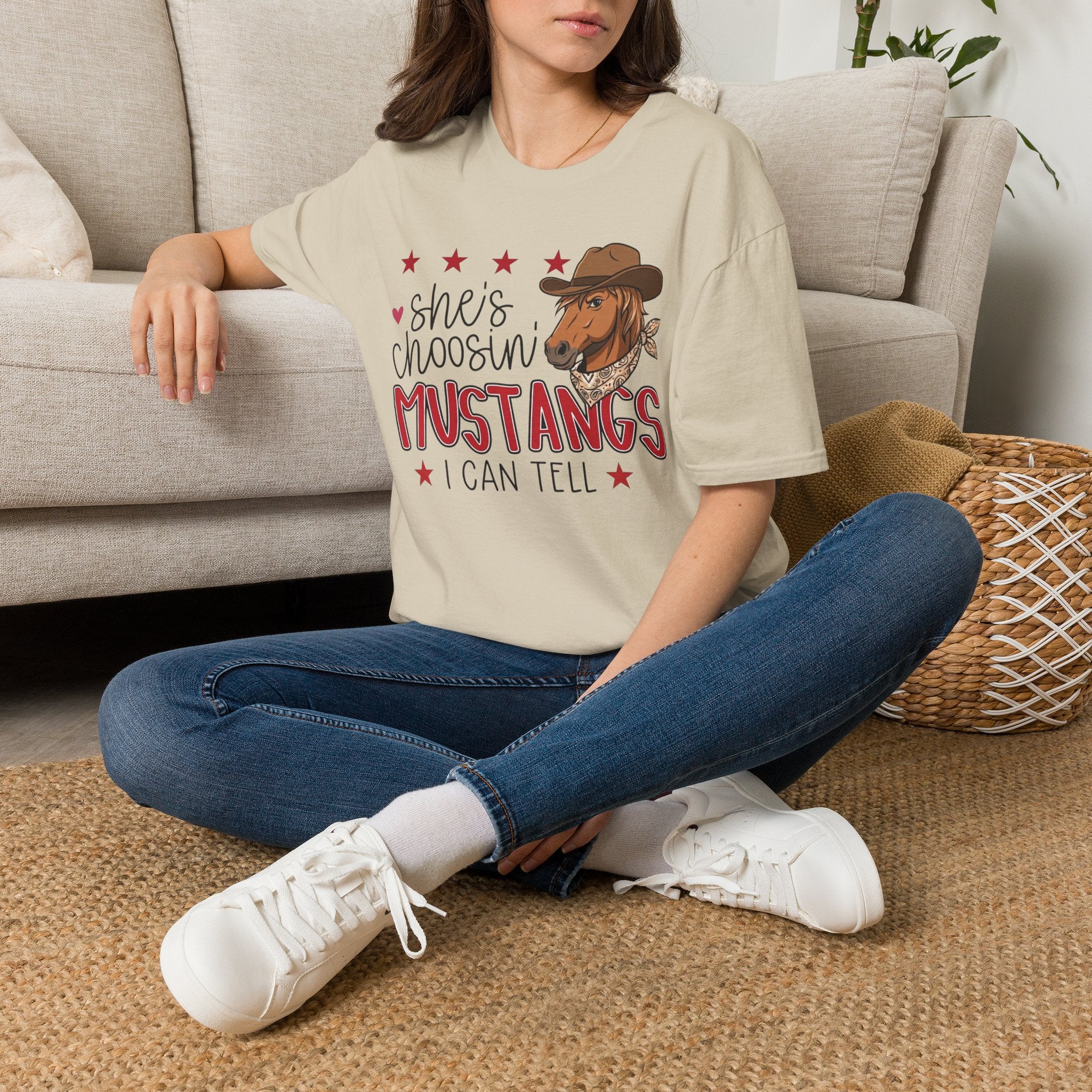 She's Choosin' Mustangs Tee
