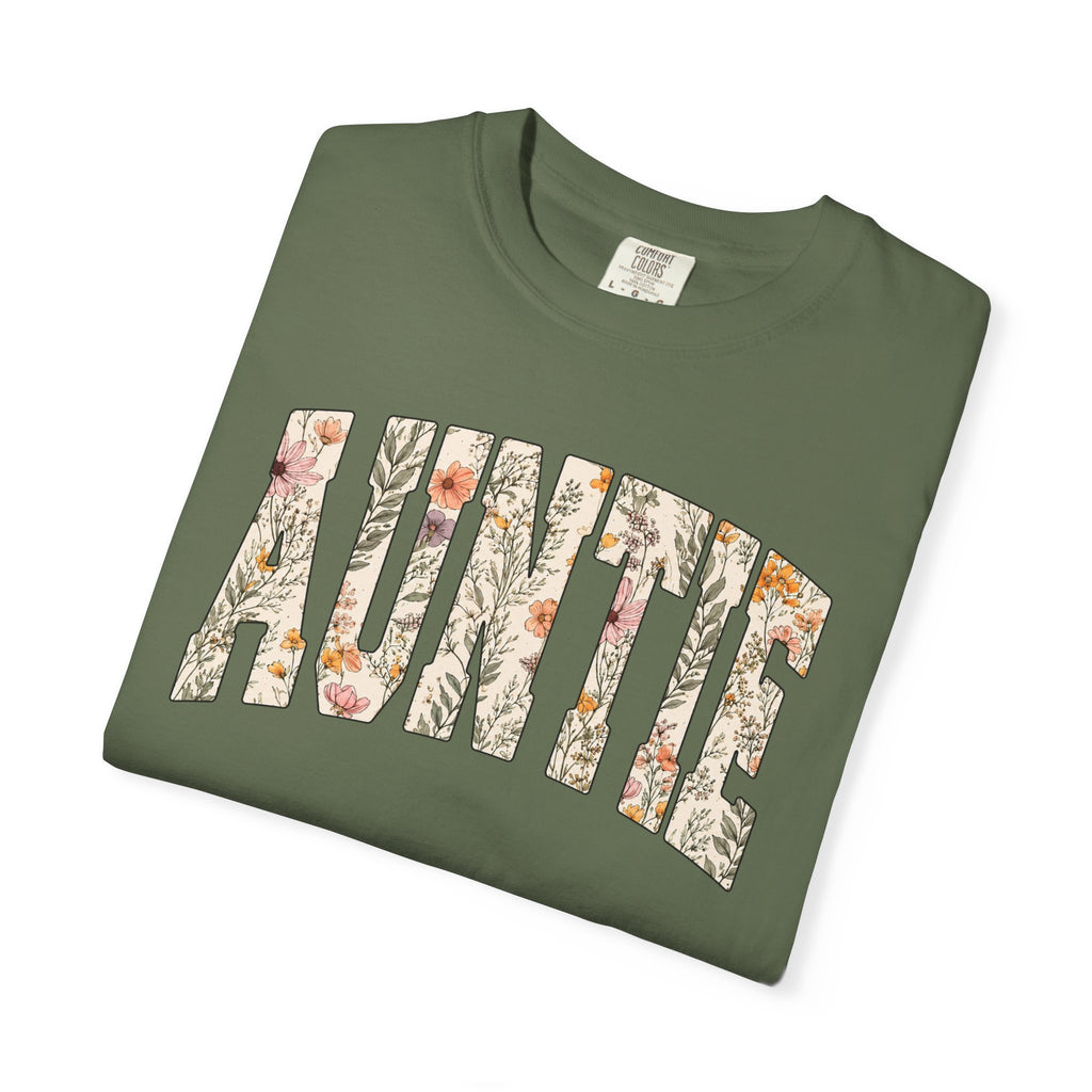 “Auntie” Floral Tee