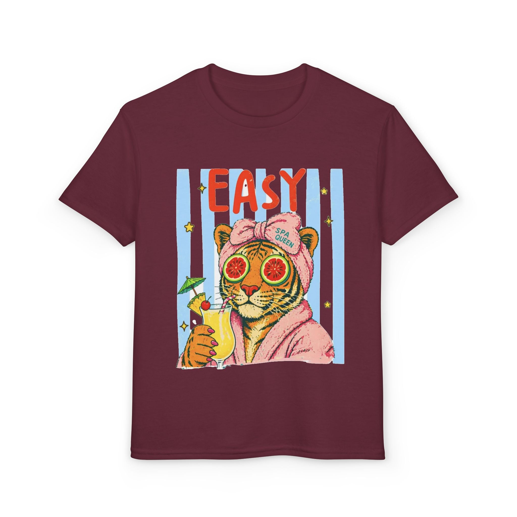 "Easy" Tiger Spa Tee- Youth