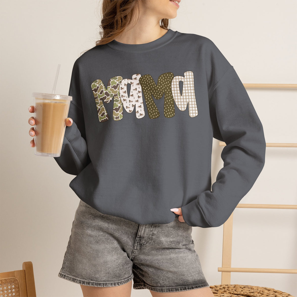 Mallard Mama Patchwork Sweatshirt