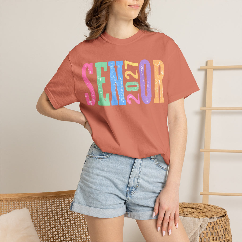 Senior 2027 Colorblock Tee