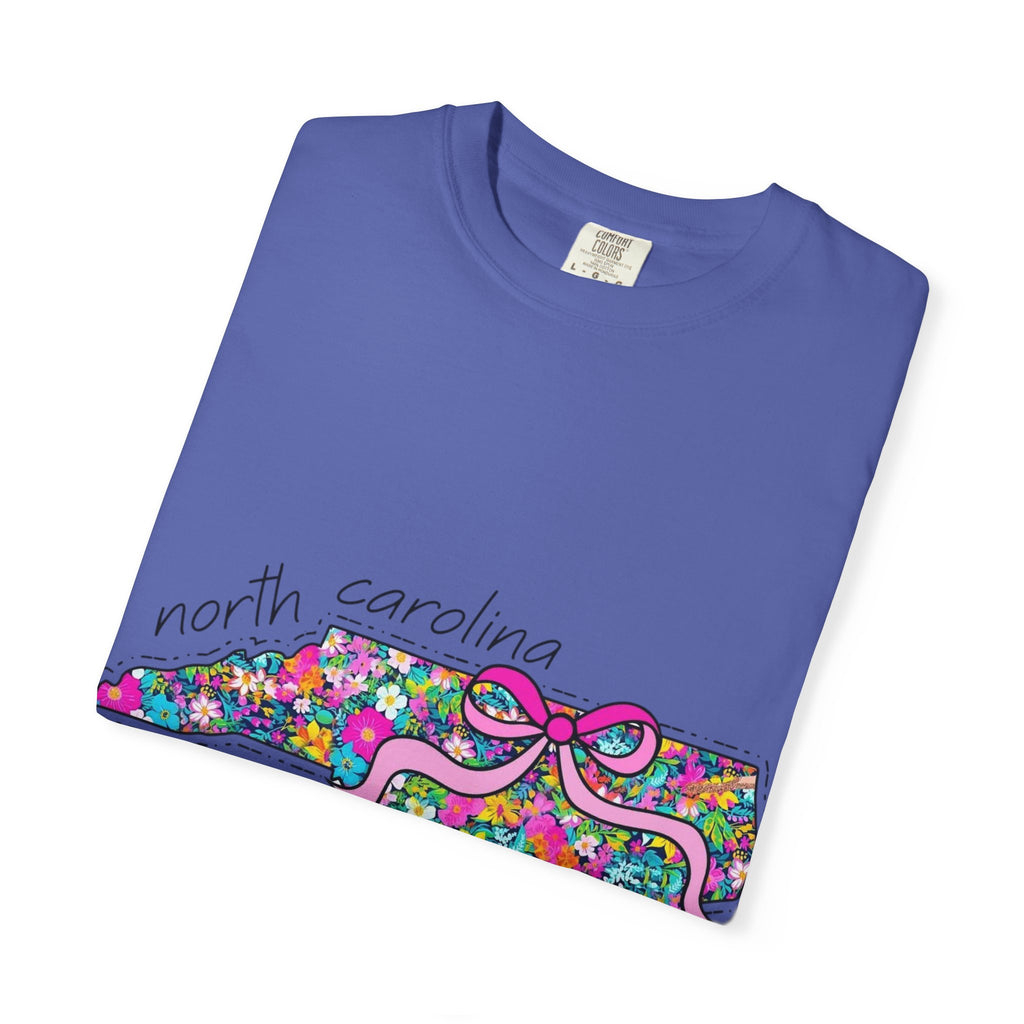 North Carolina- Floral Map Tee