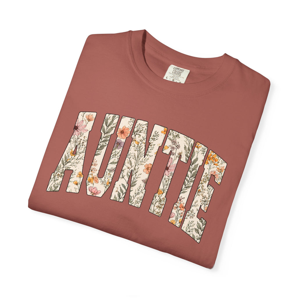 “Auntie” Floral Tee