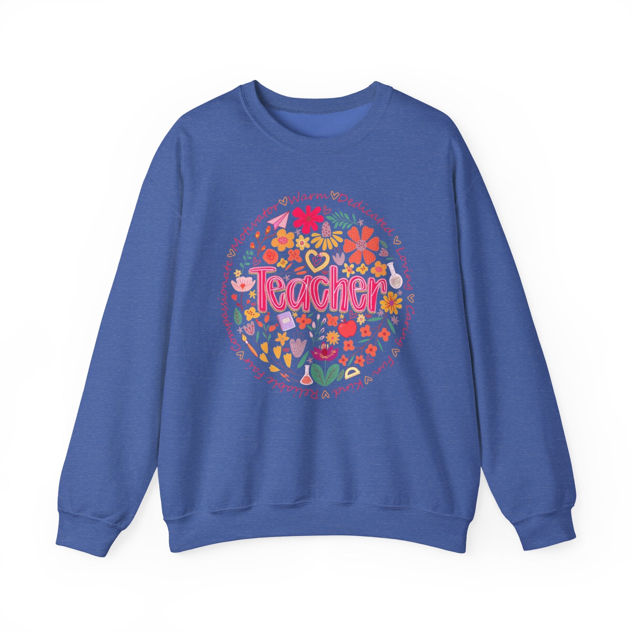 Teacher Floral Sweatshirt
