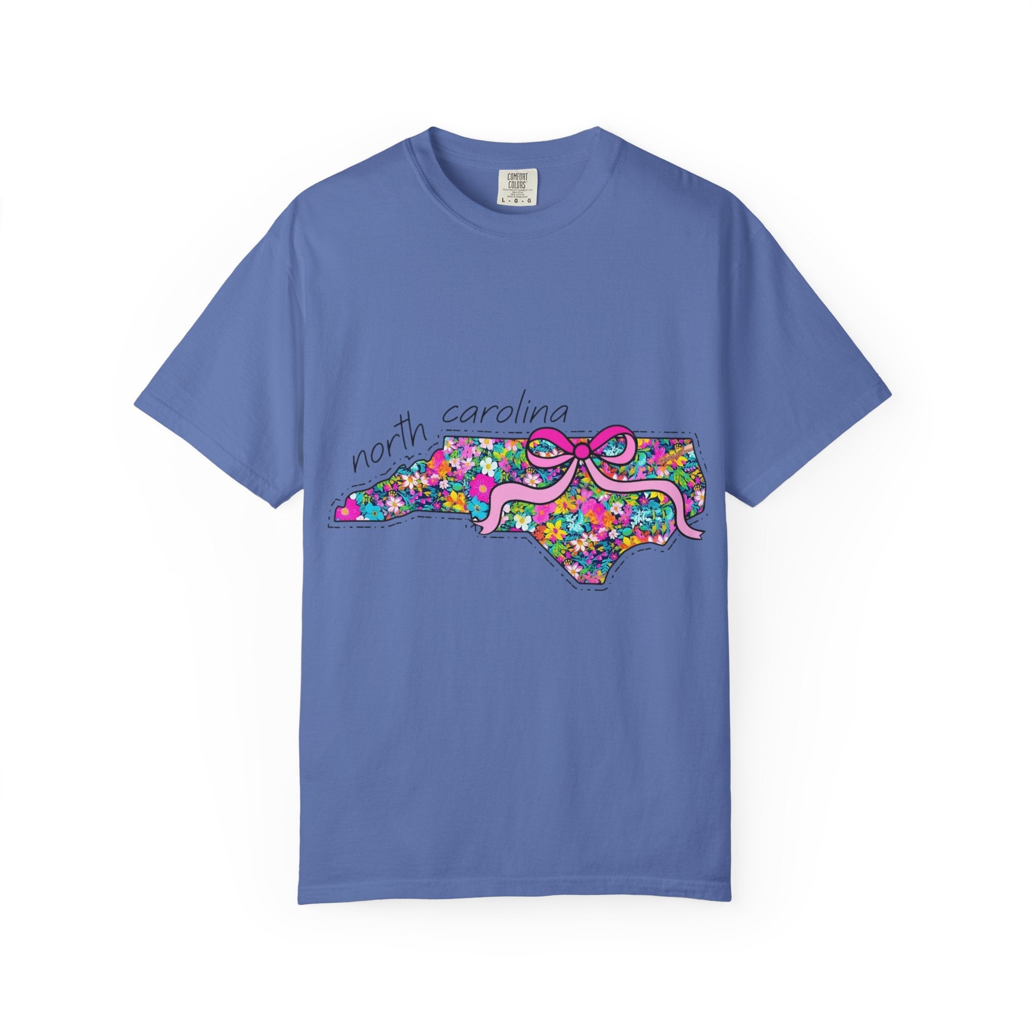 North Carolina- Floral Map Tee