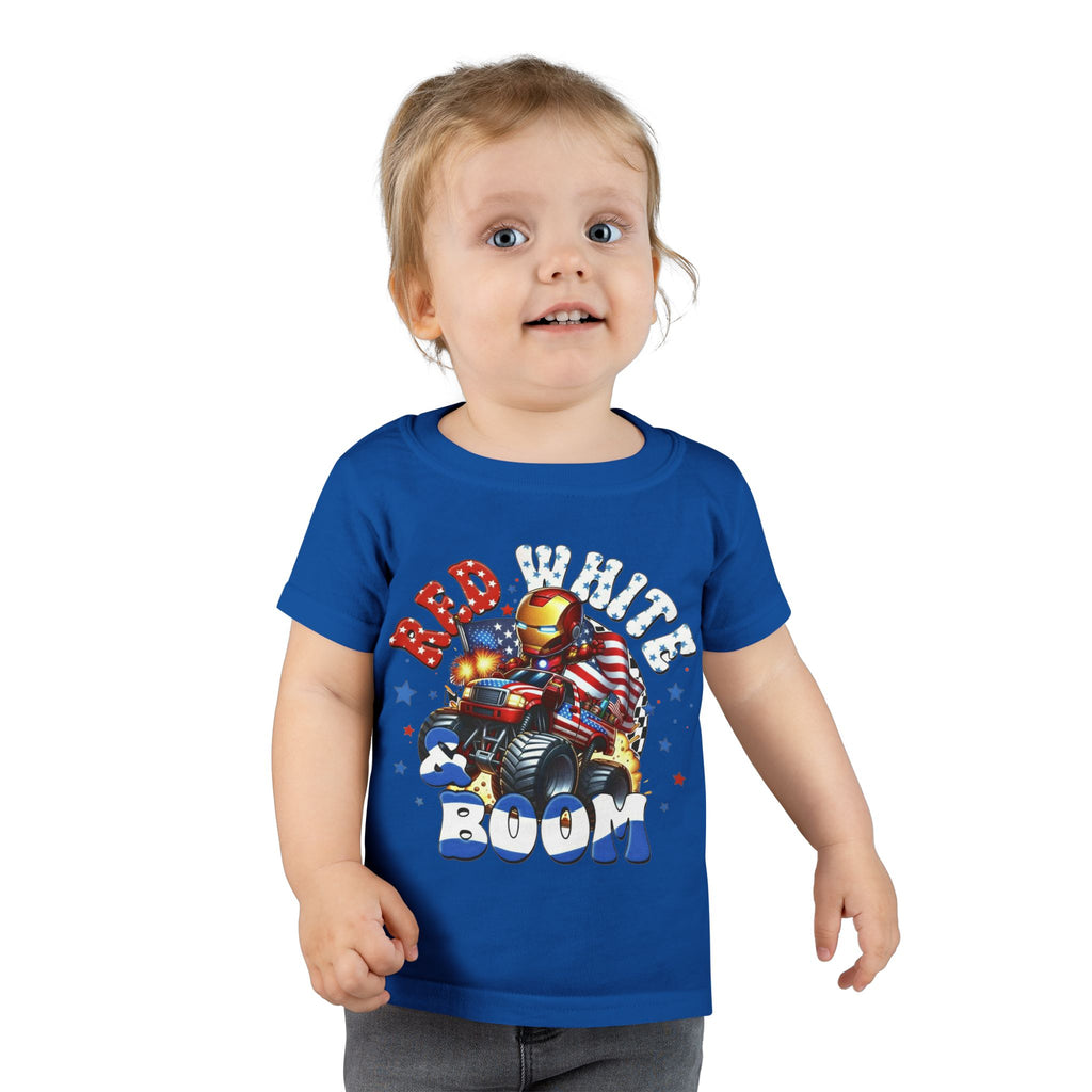 Toddler T-Shirt — "Red White Boom" Patriotic Tee