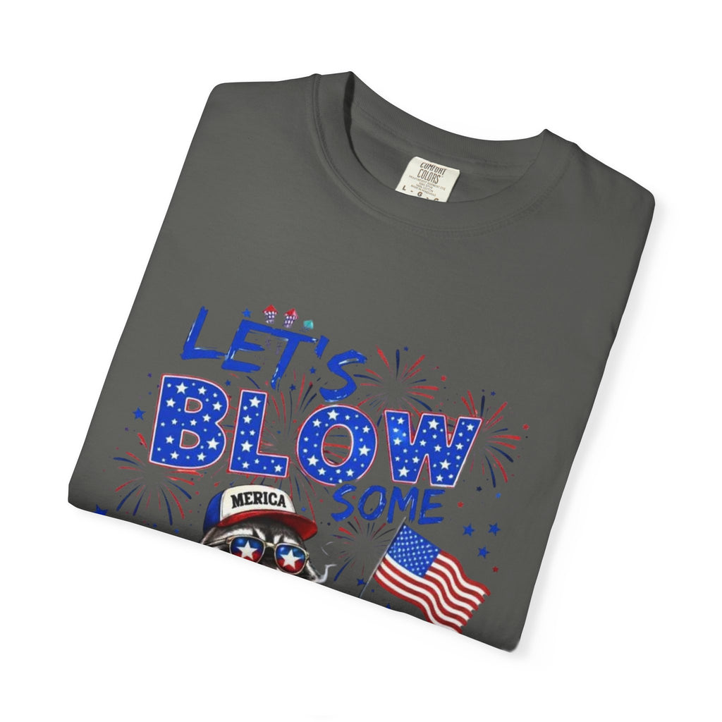 Patriotic Raccoon- Graphic T-Shirt