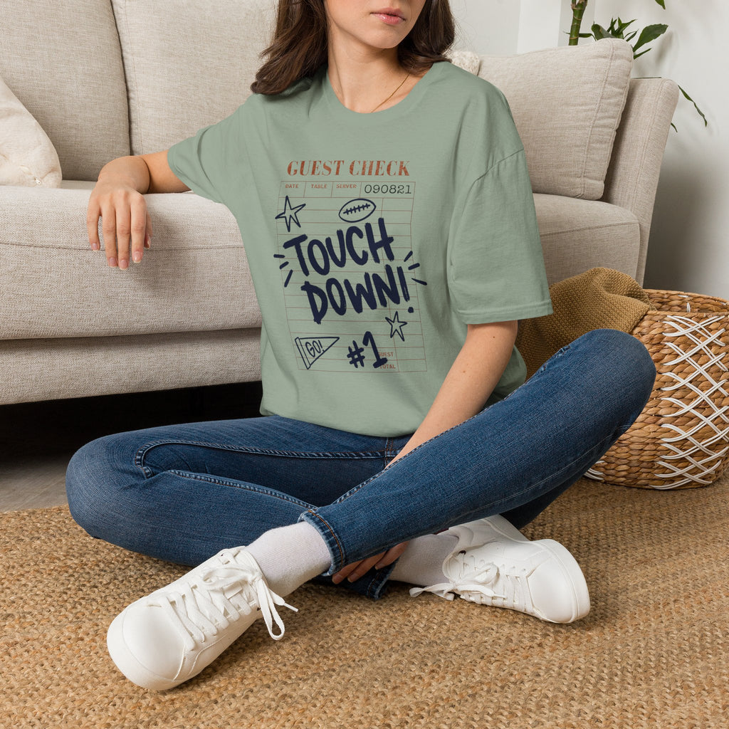 Touchdown Guest Check T-Shirt — Football Game Day Tee