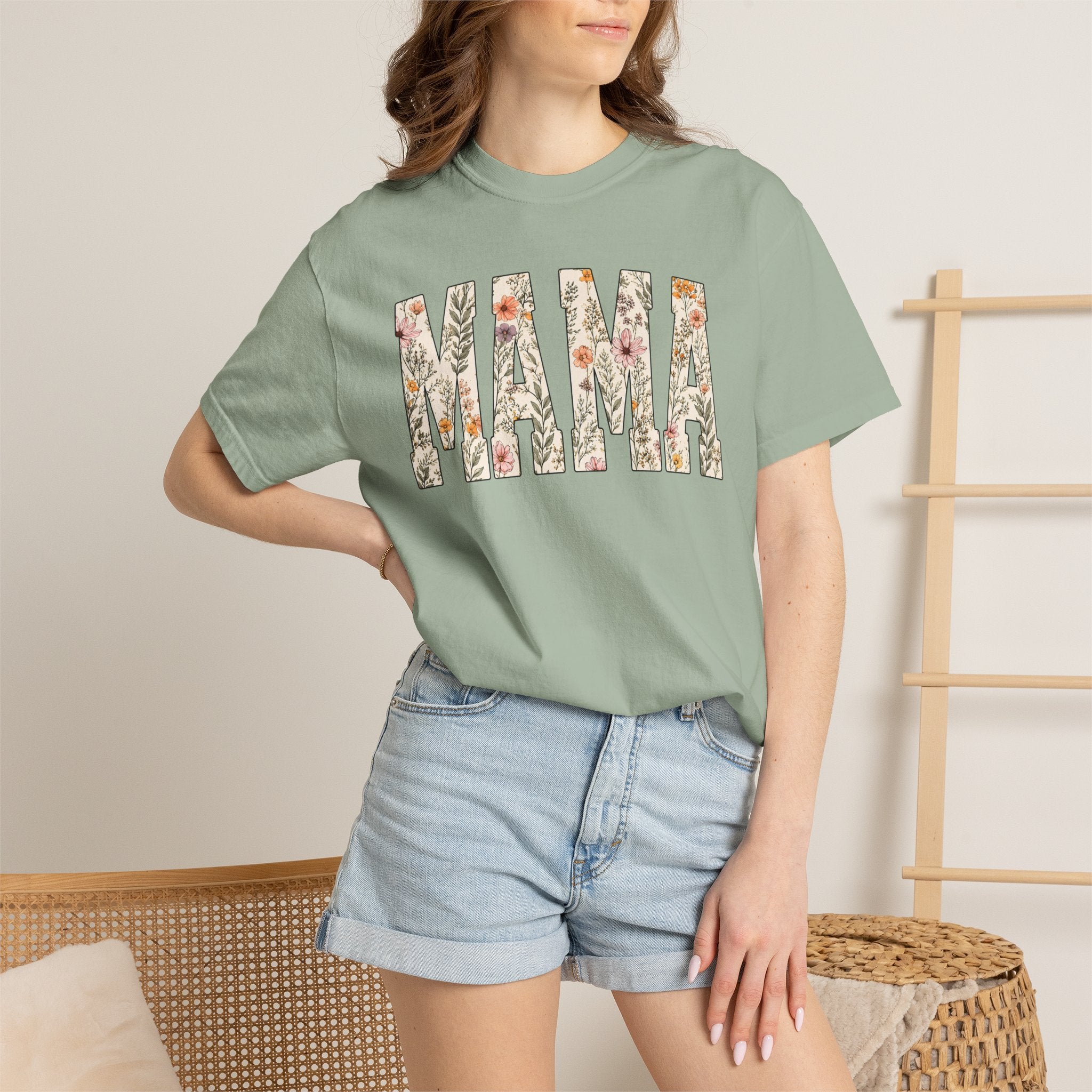 “Mama” Floral Tee