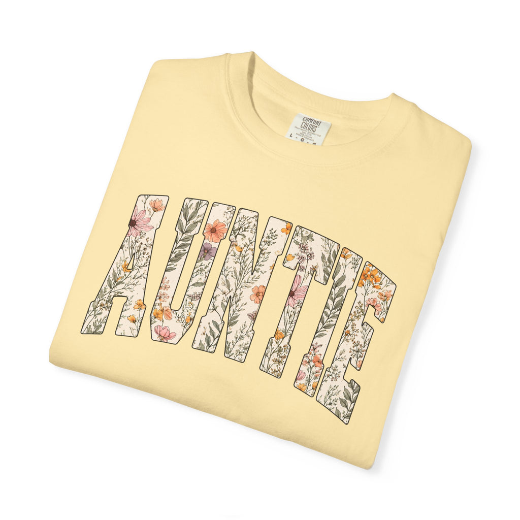 “Auntie” Floral Tee