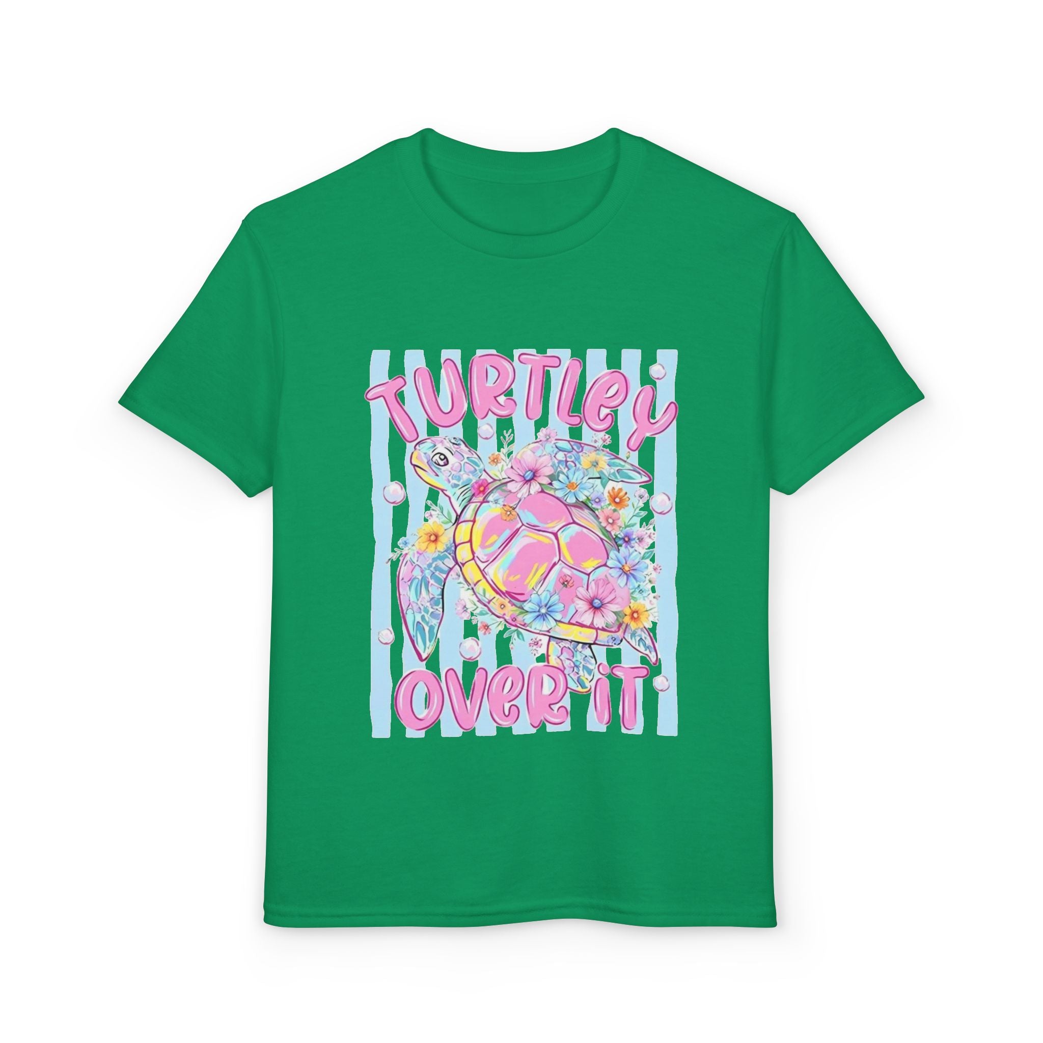 "Turtley Over It" Colorful- Youth Tee