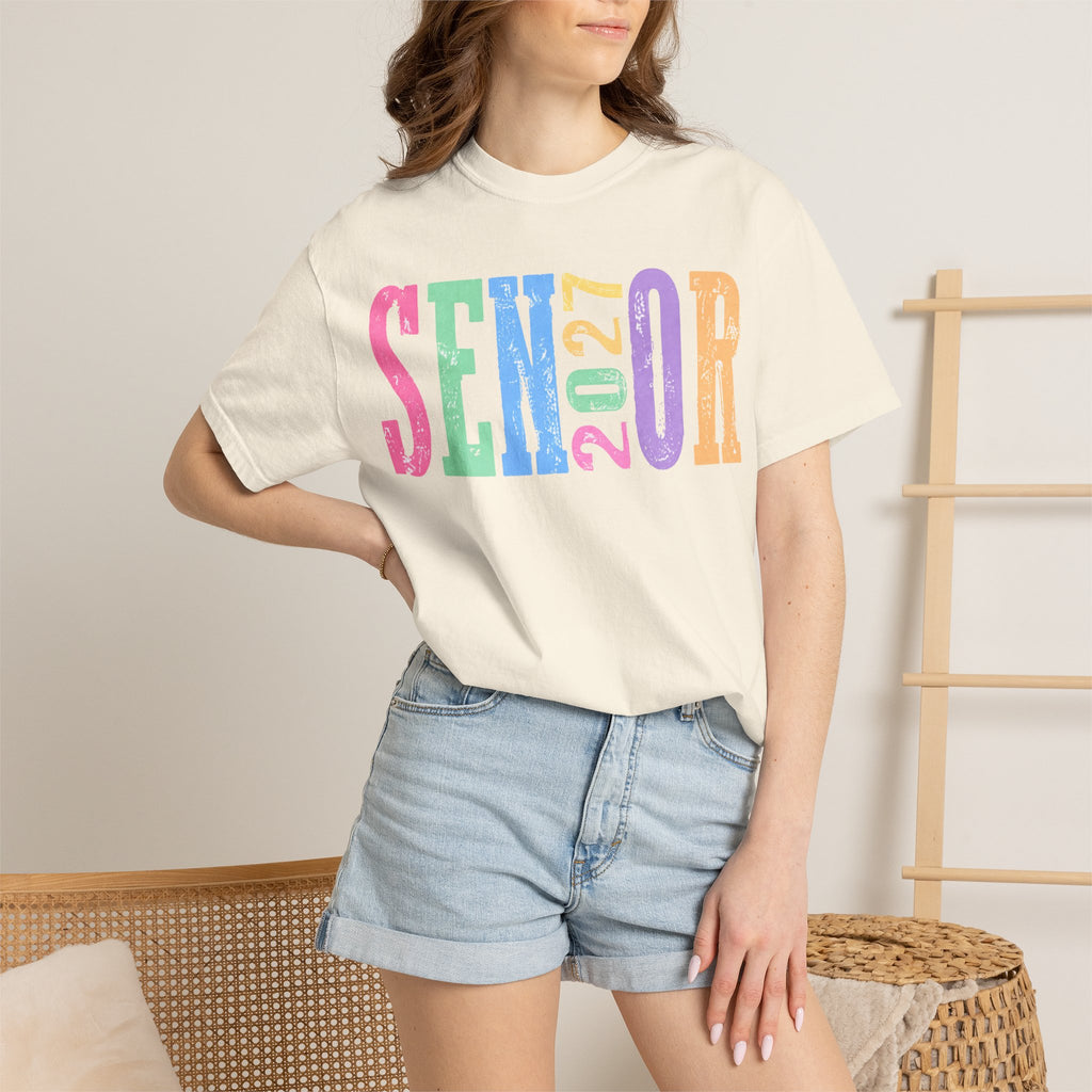 Senior 2027 Colorblock Tee