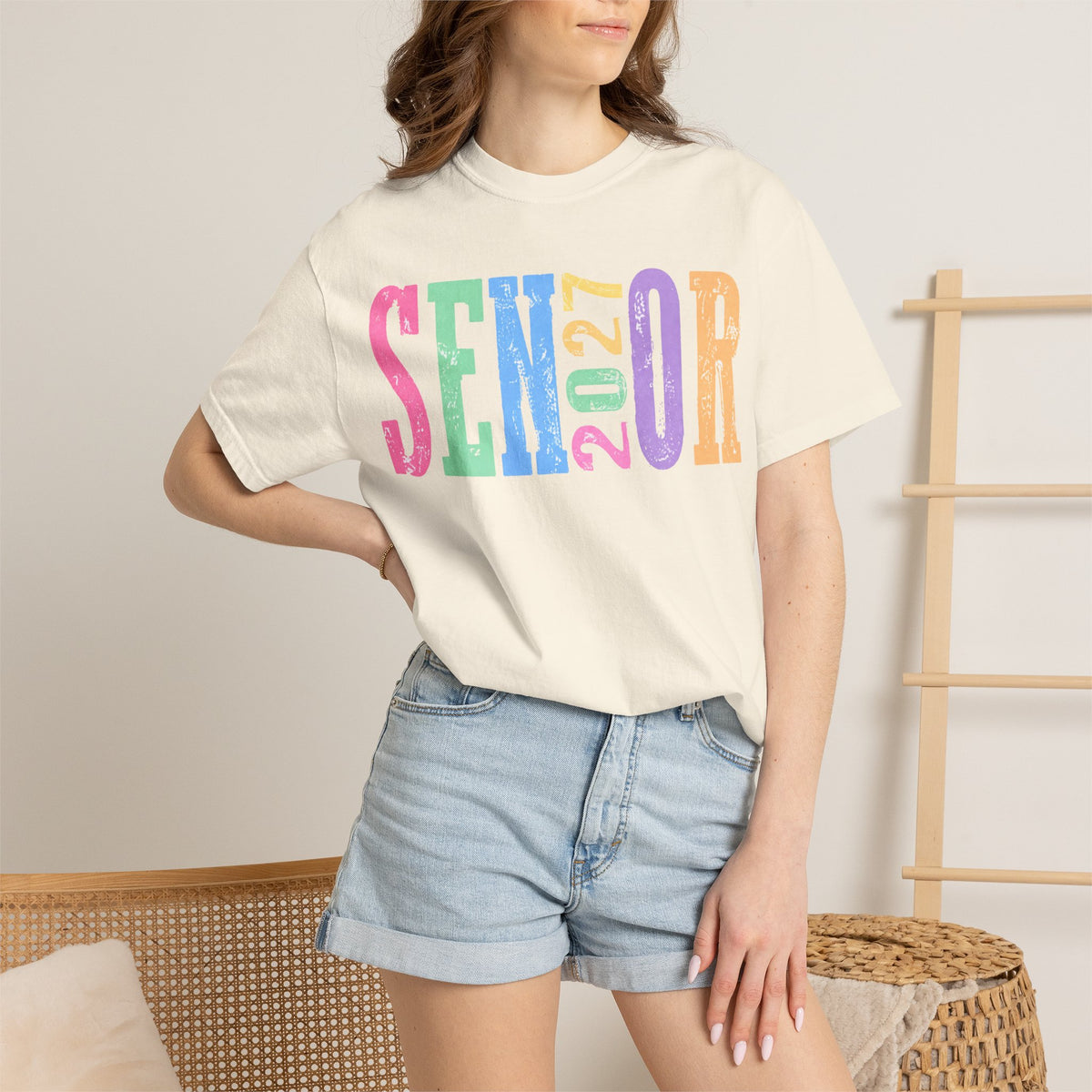 Senior 2027 Colorblock Tee