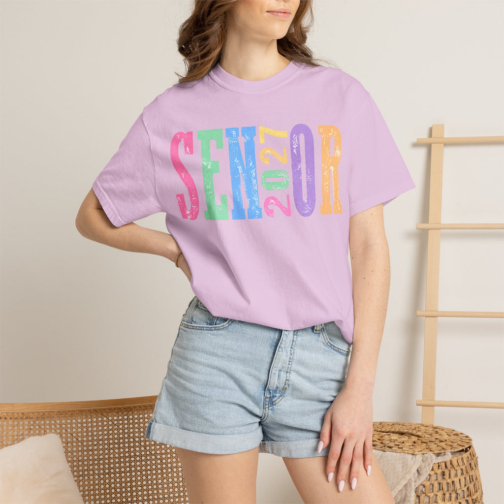 Senior 2027 Colorblock Tee