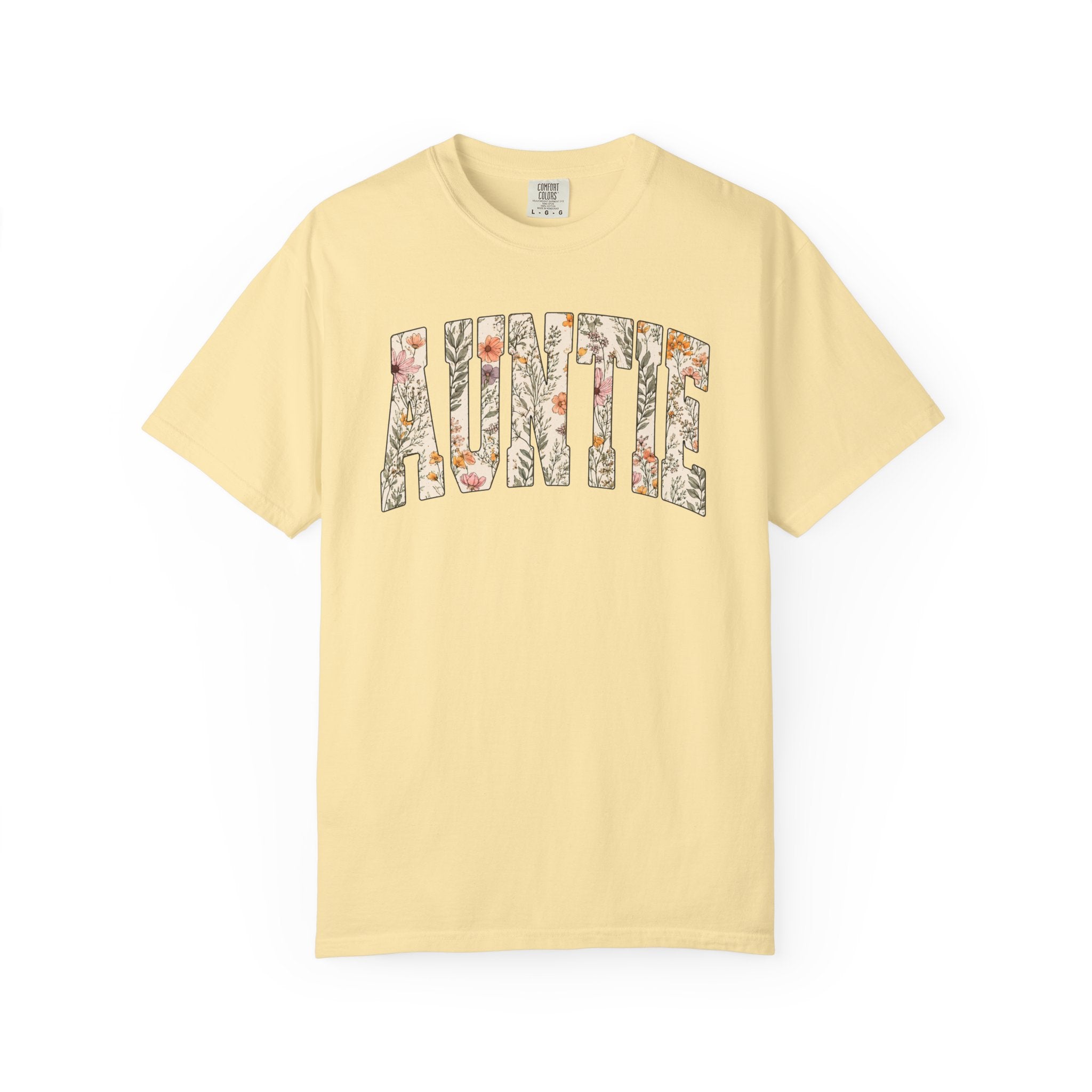 “Auntie” Floral Tee
