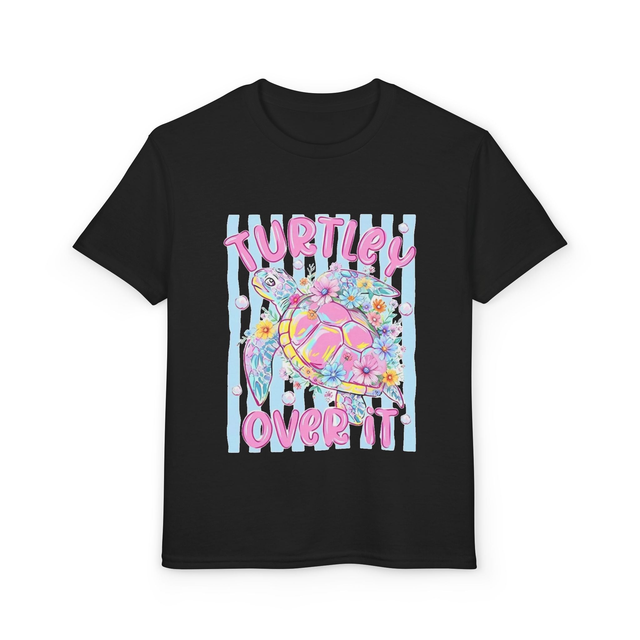 "Turtley Over It" Colorful- Youth Tee