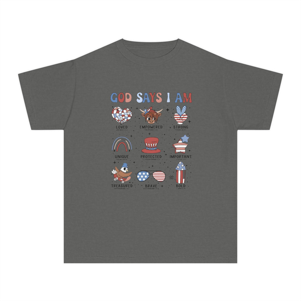 "God Says I Am.." Youth Tee