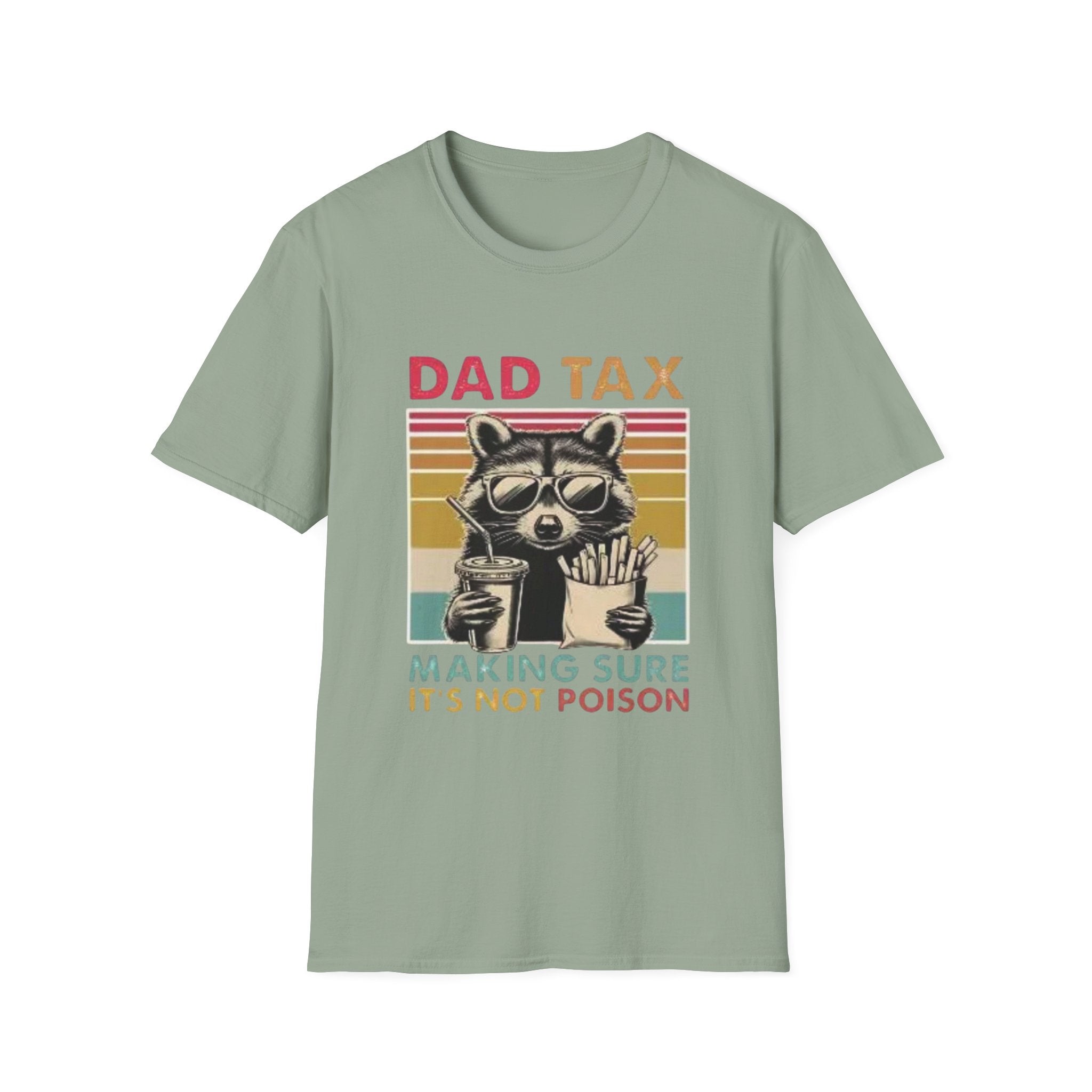 "Dad Tax" Raccoon Tee