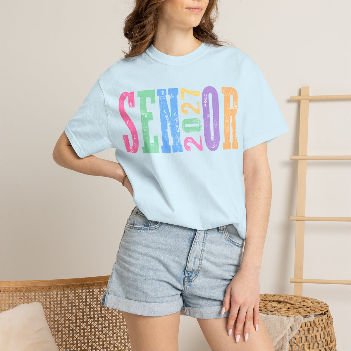 Senior 2027 Colorblock Tee