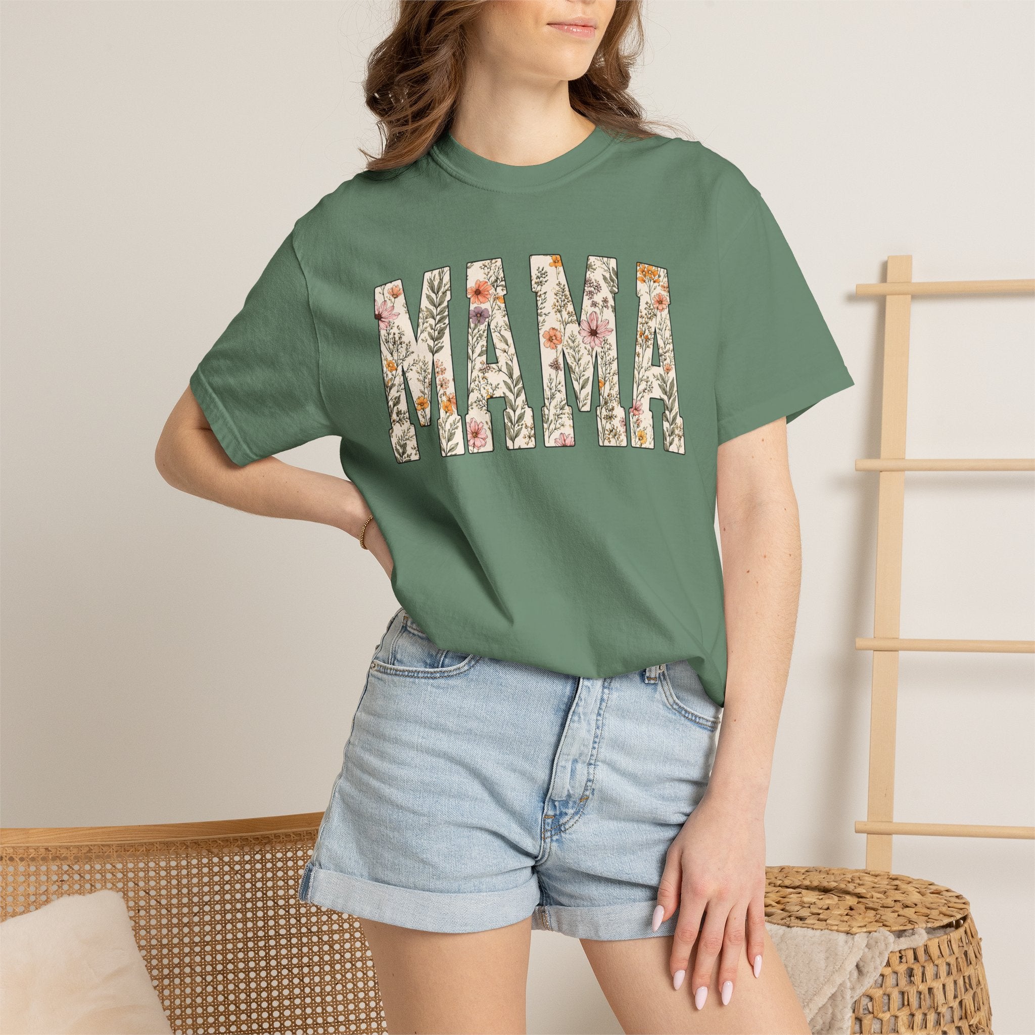“Mama” Floral Tee