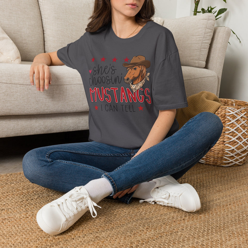She's Choosin' Mustangs Tee