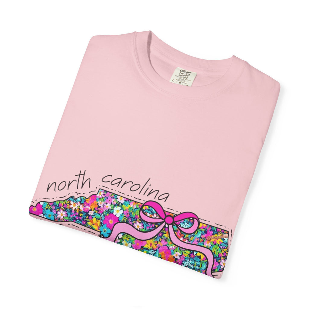 North Carolina- Floral Map Tee