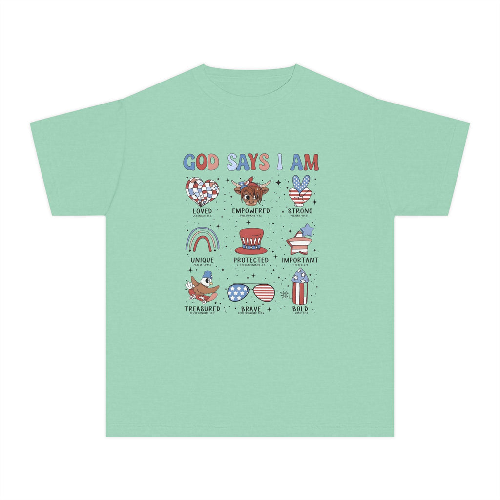 "God Says I Am.." Youth Tee