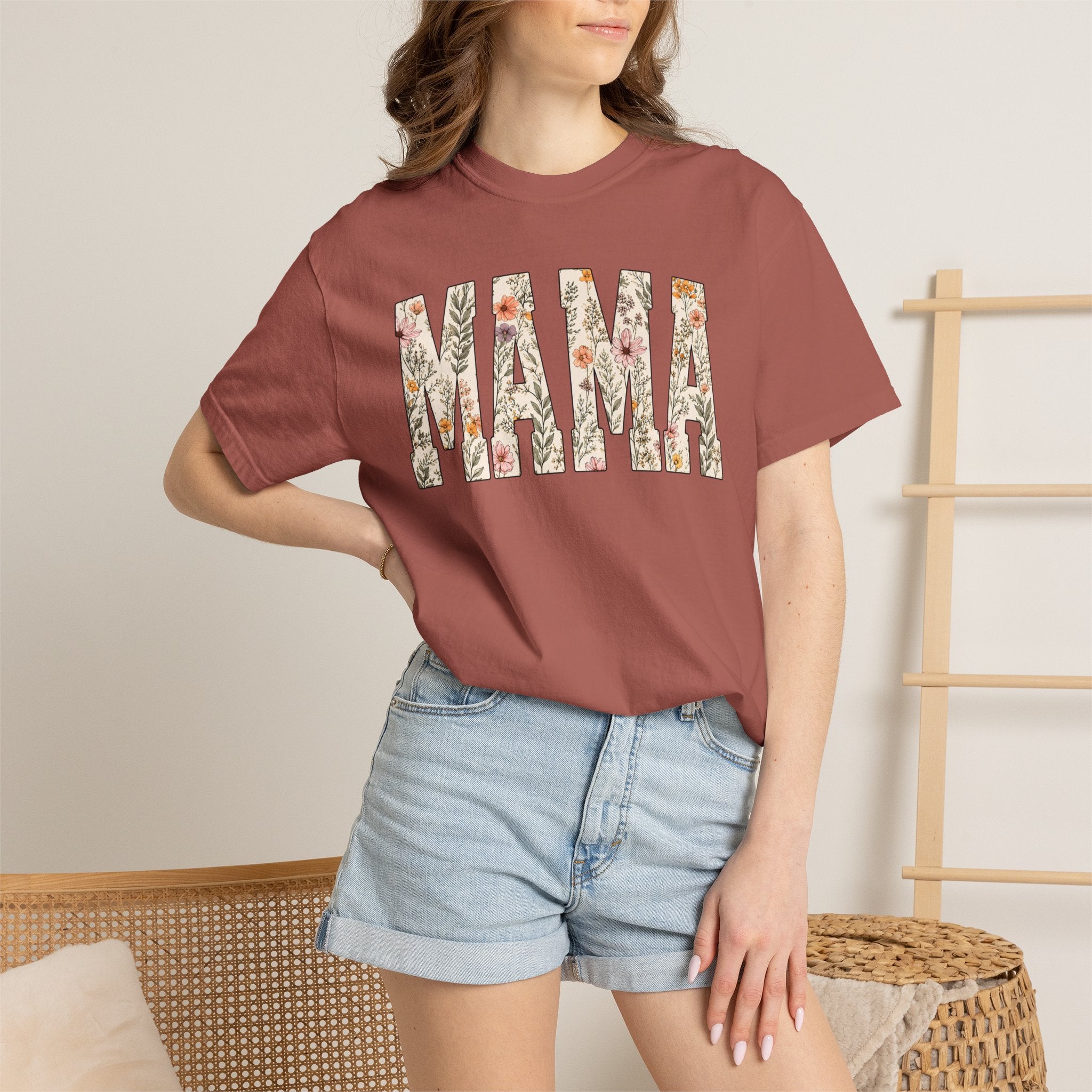“Mama” Floral Tee