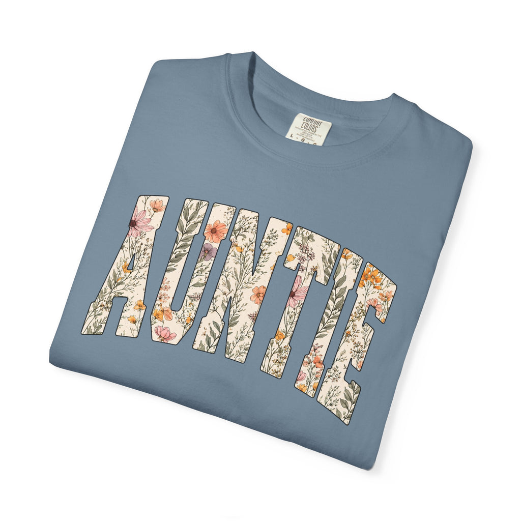 “Auntie” Floral Tee