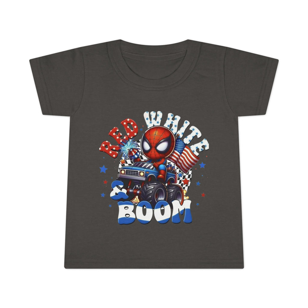 Toddler T-Shirt — "Red White Boom" Patriotic Graphic