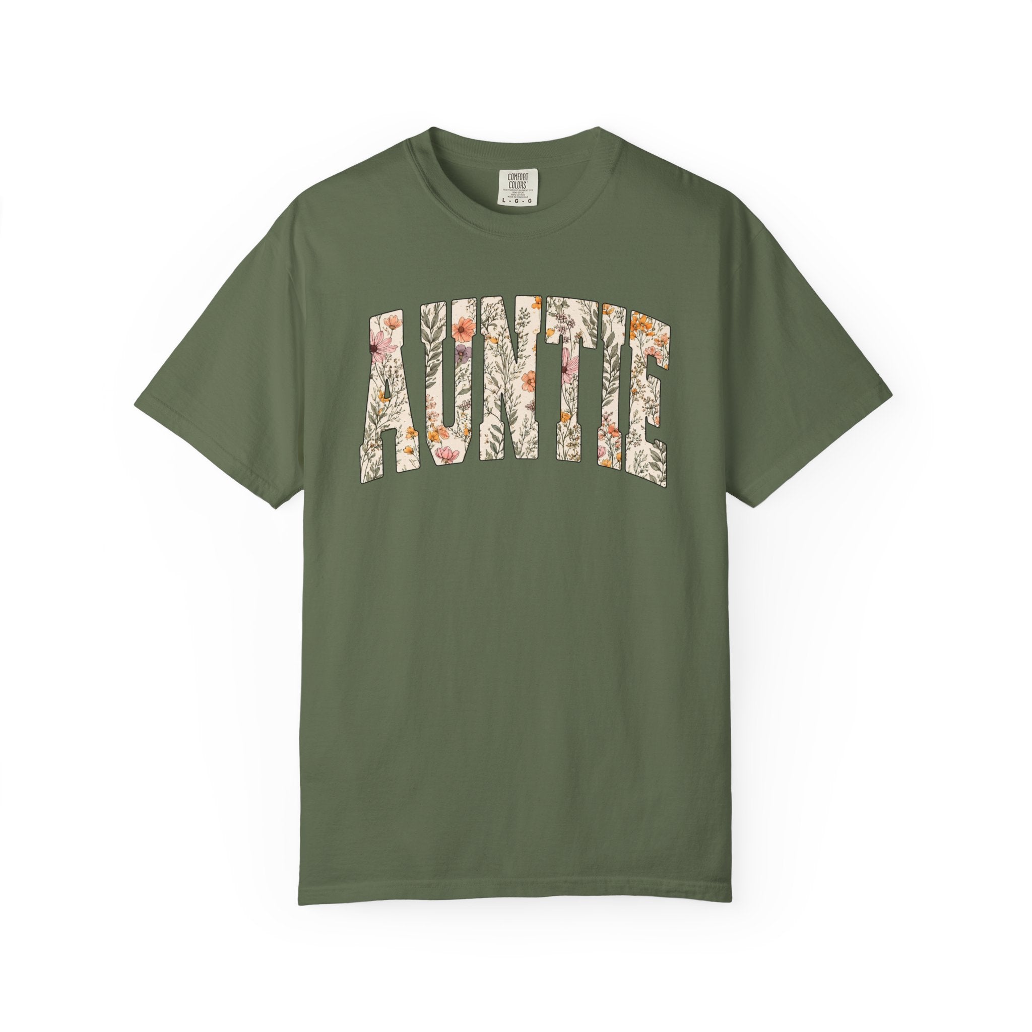 “Auntie” Floral Tee