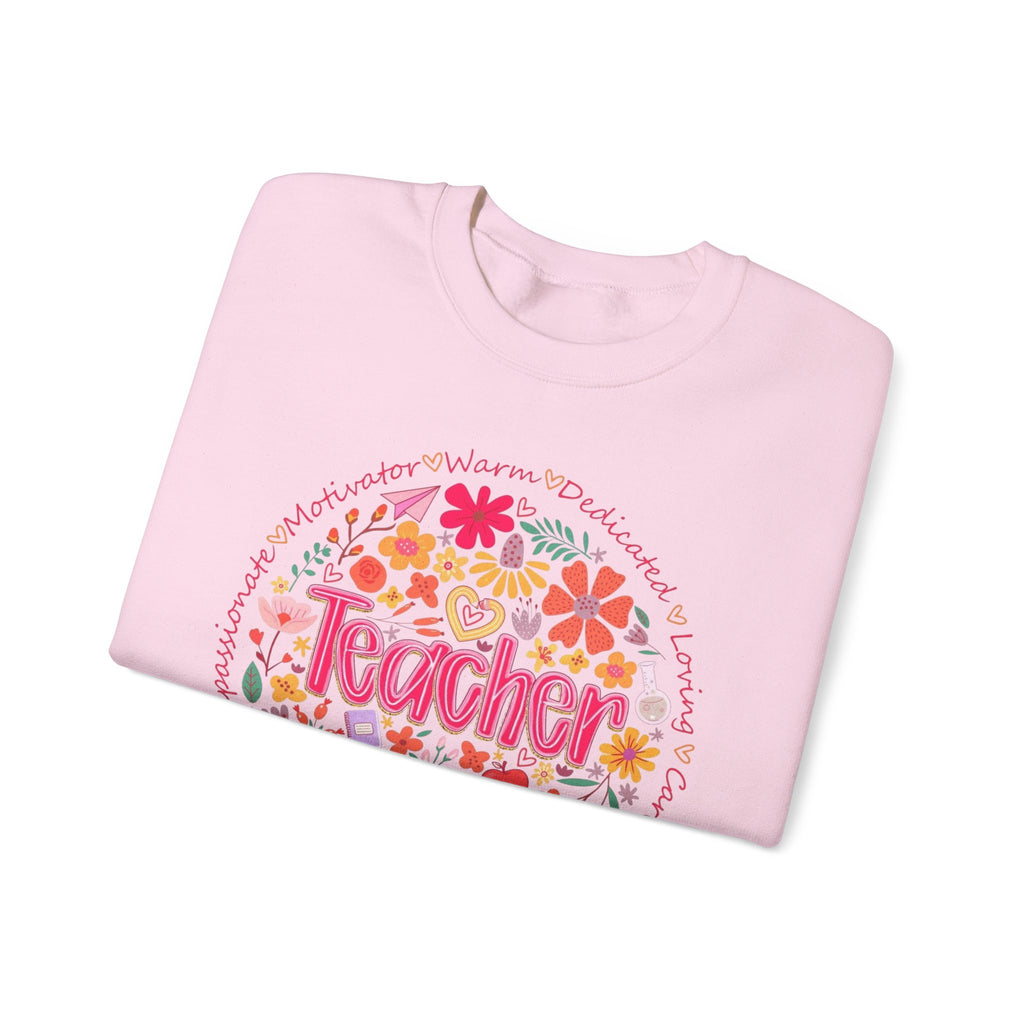 Teacher Floral Sweatshirt
