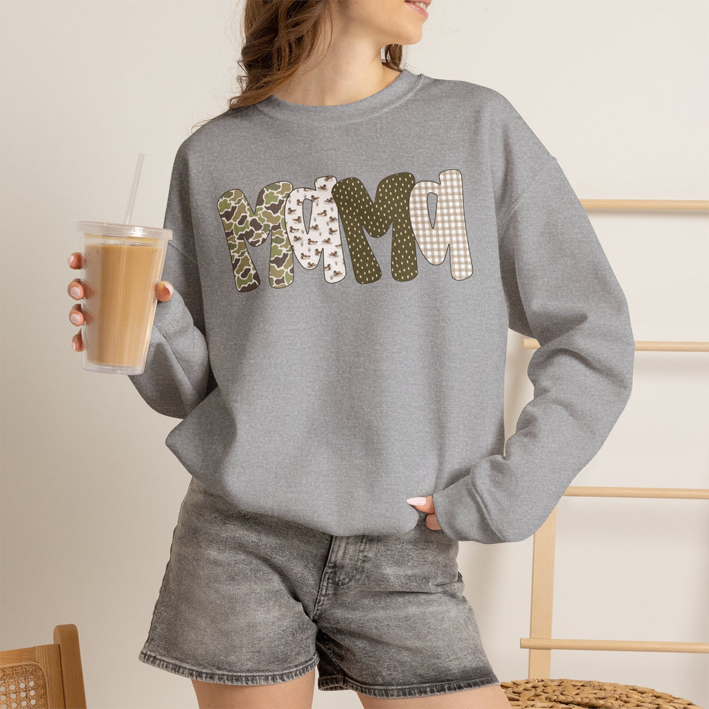 Mallard Mama Patchwork Sweatshirt