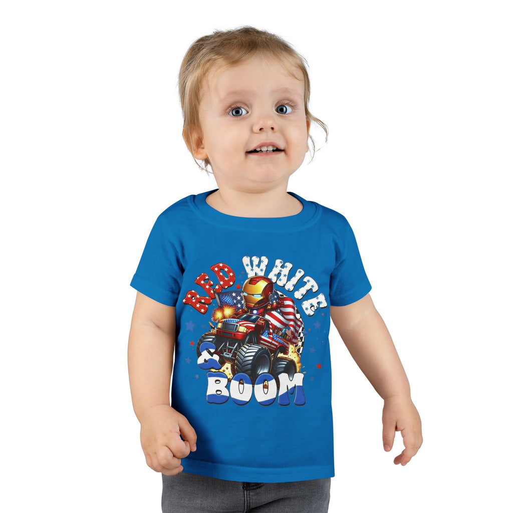 Toddler T-Shirt — "Red White Boom" Patriotic Tee