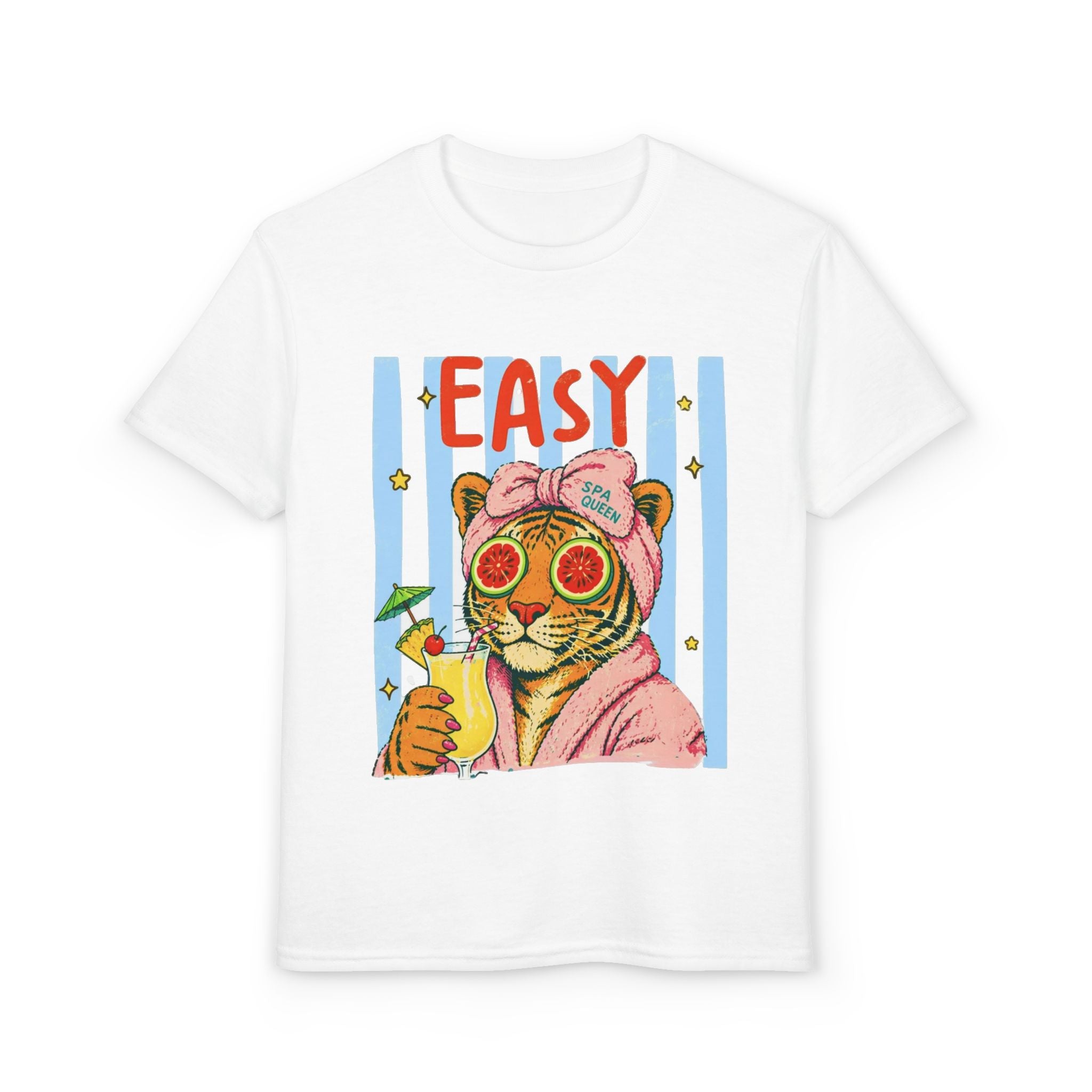 "Easy" Tiger Spa Tee- Youth