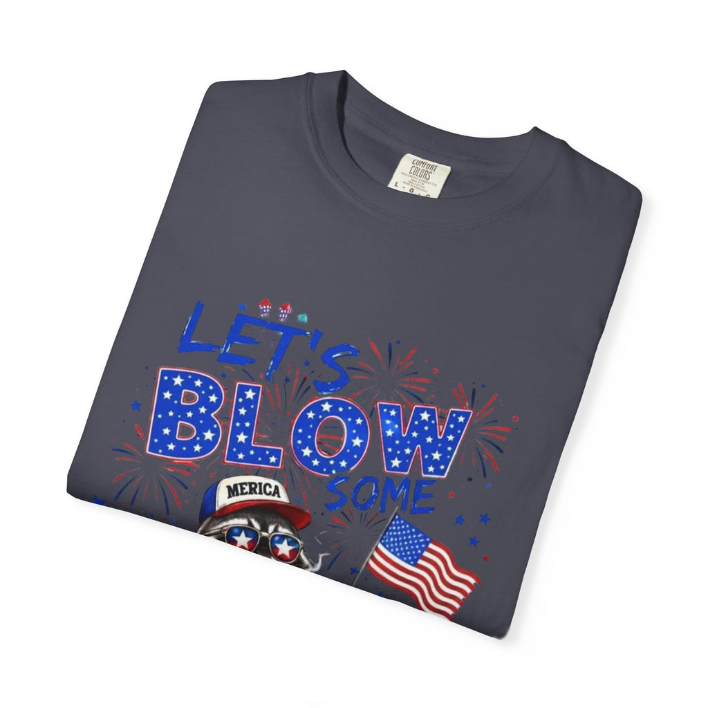 Patriotic Raccoon- Graphic T-Shirt