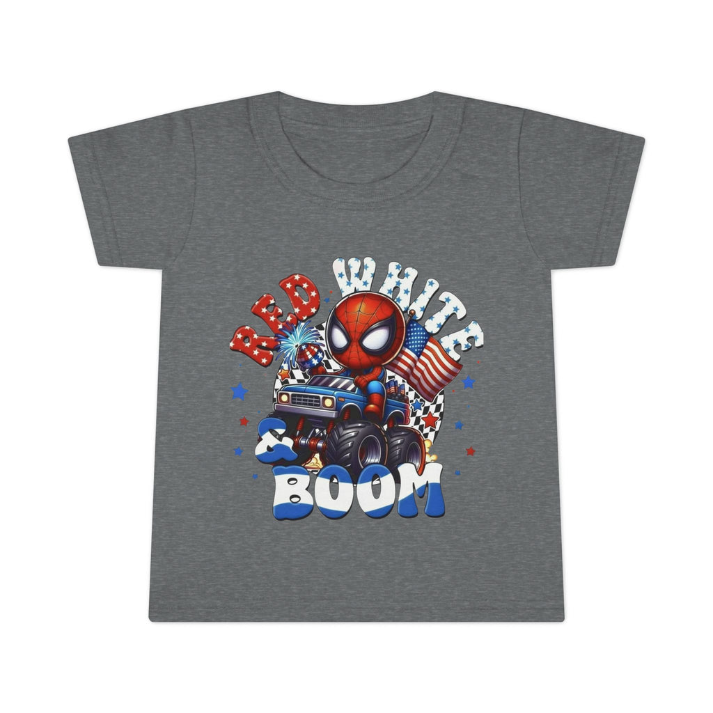 Toddler T-Shirt — "Red White Boom" Patriotic Graphic