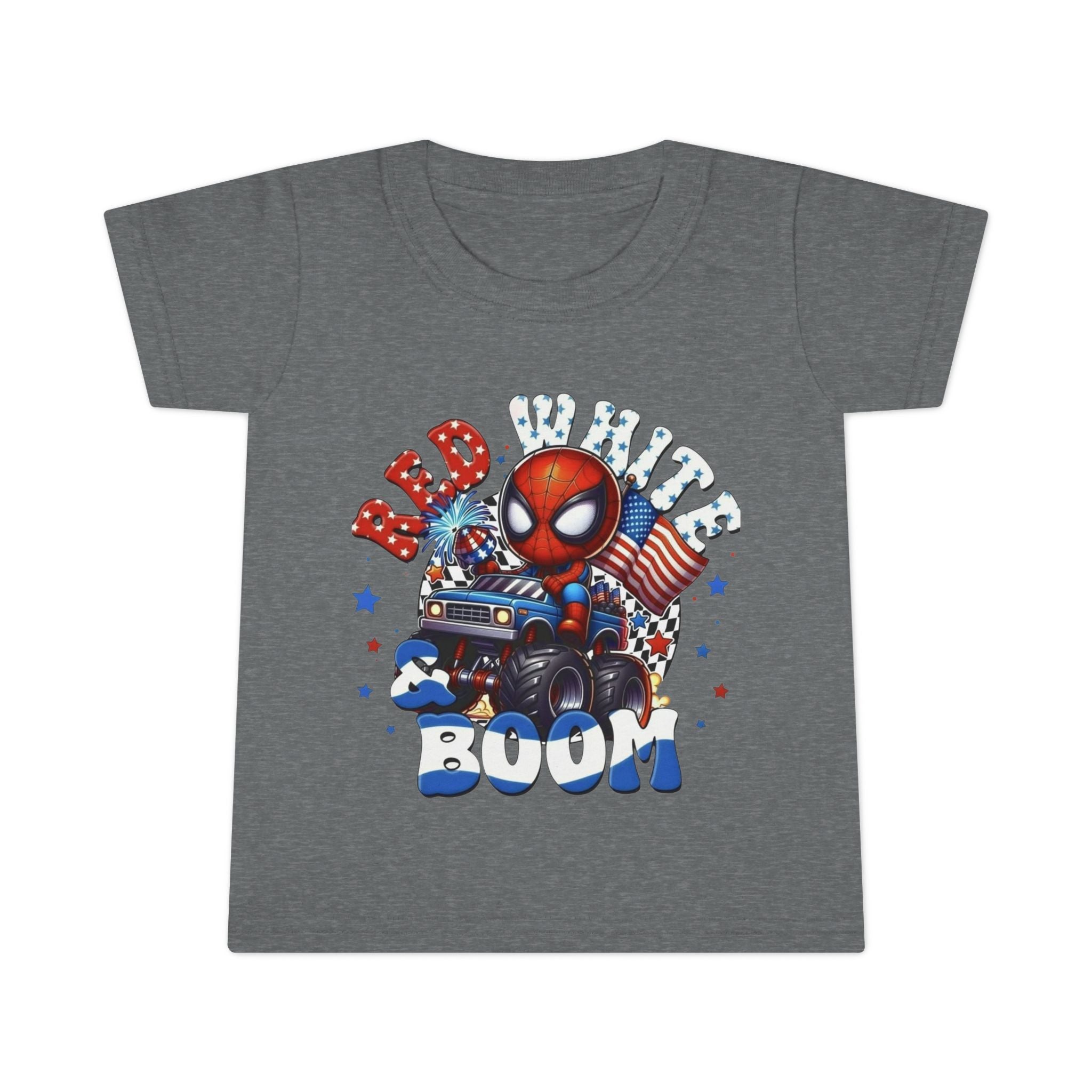 Toddler T-Shirt — "Red White Boom" Patriotic Graphic