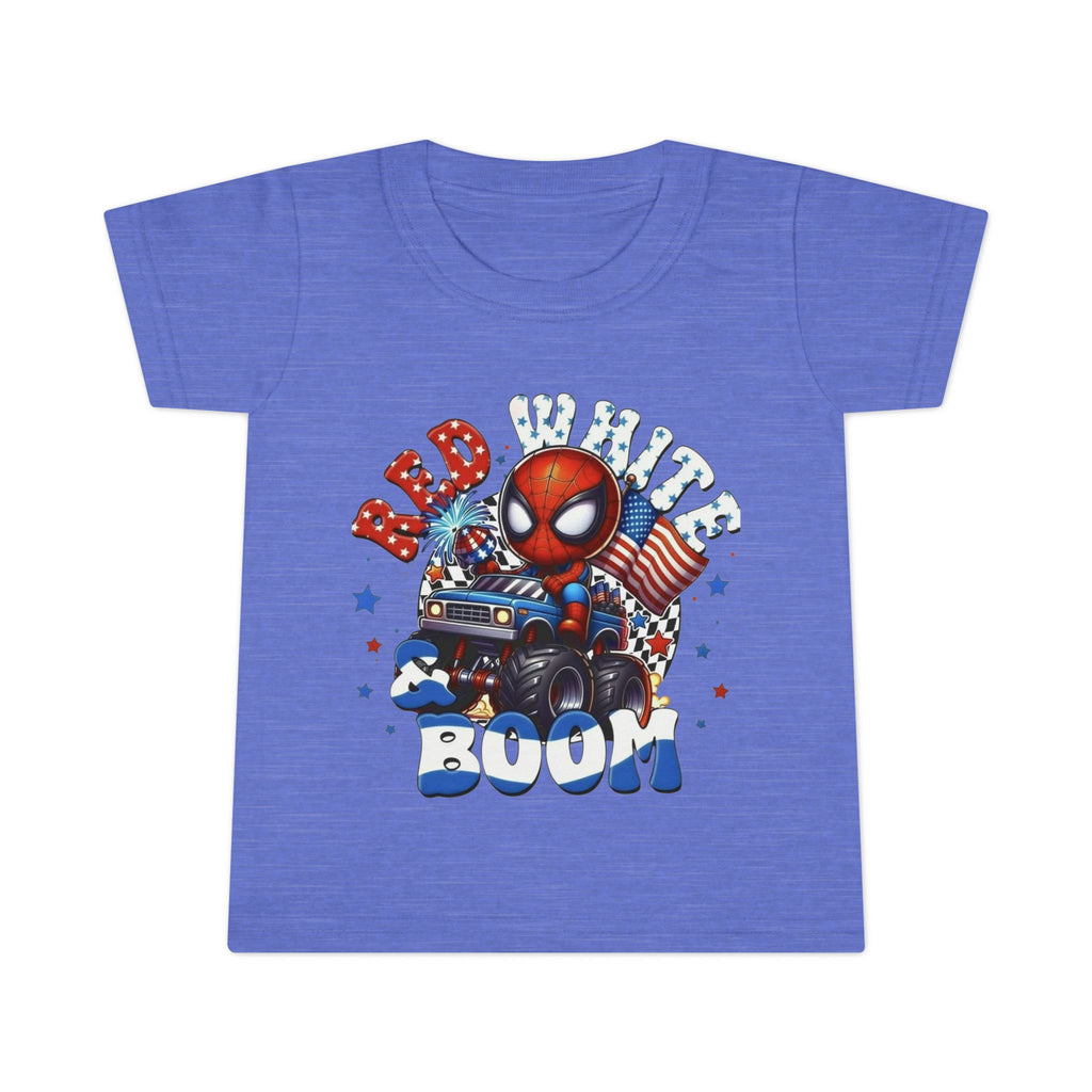Toddler T-Shirt — "Red White Boom" Patriotic Graphic
