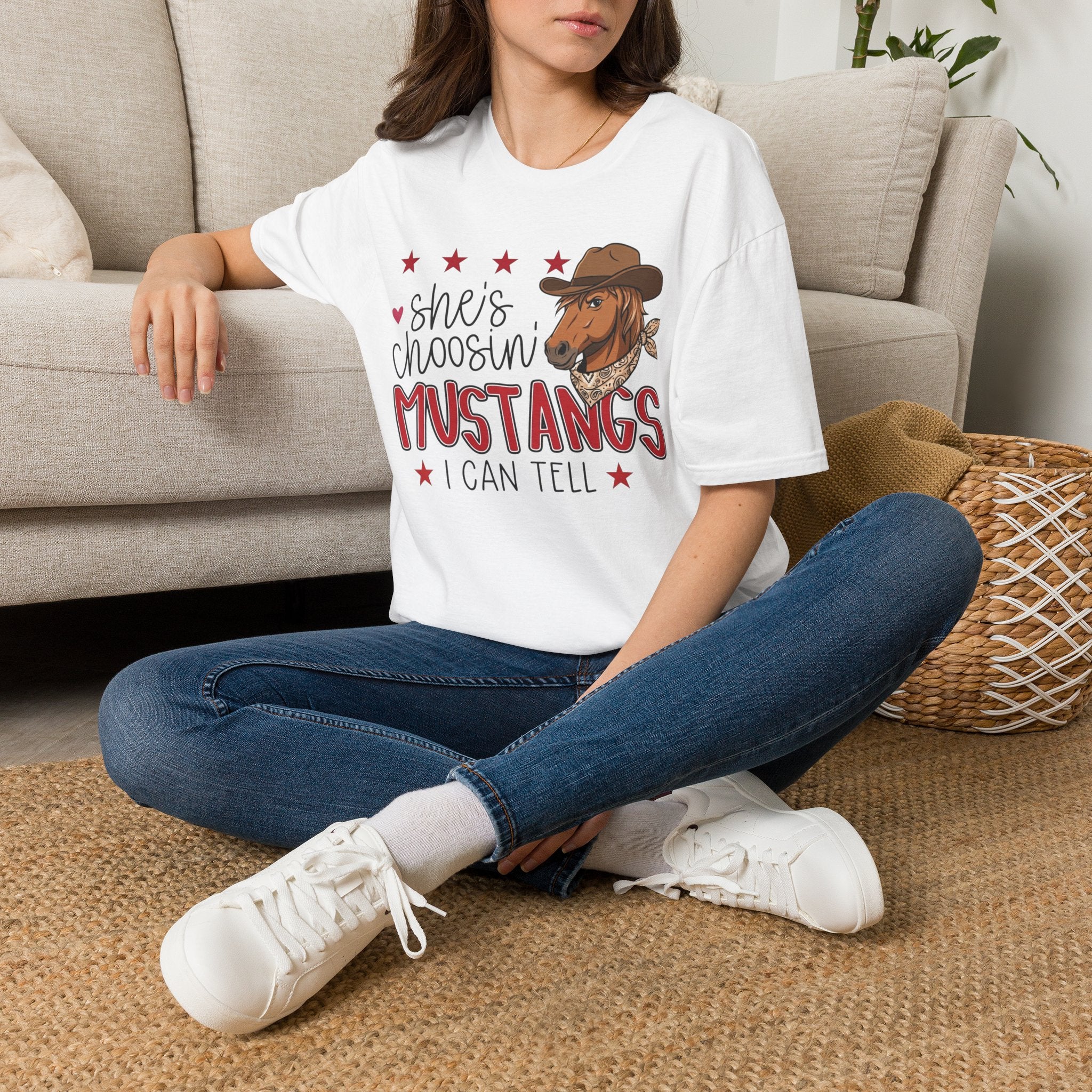 She's Choosin' Mustangs Tee