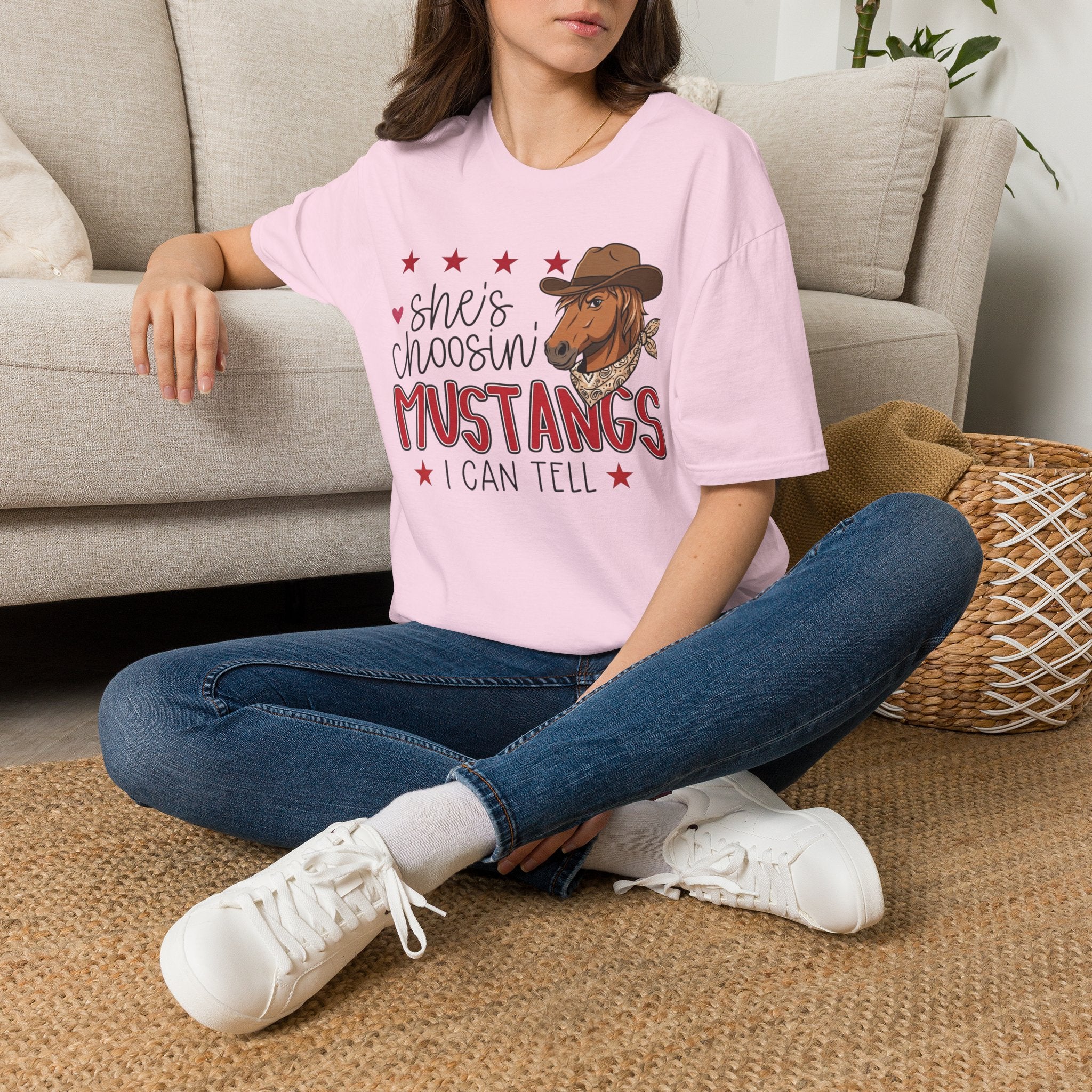She's Choosin' Mustangs Tee