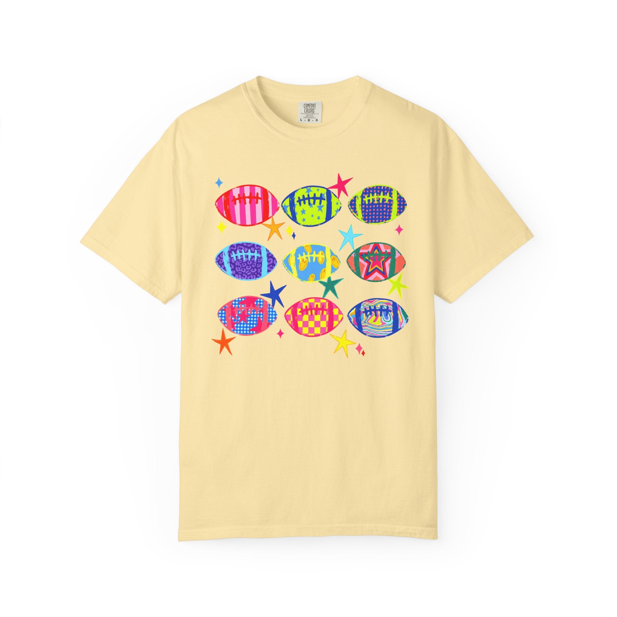Neon Football Graphic Tee