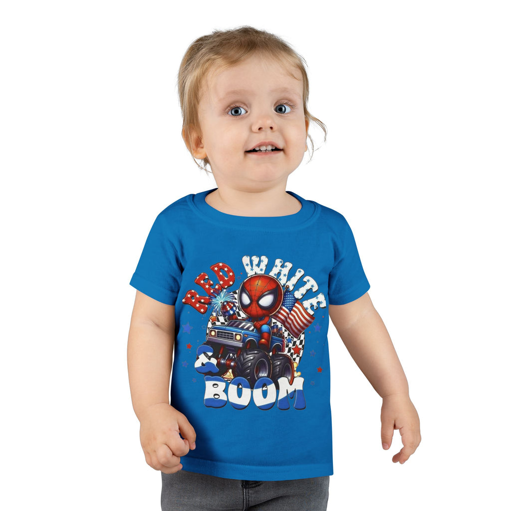 Toddler T-Shirt — "Red White Boom" Patriotic Graphic