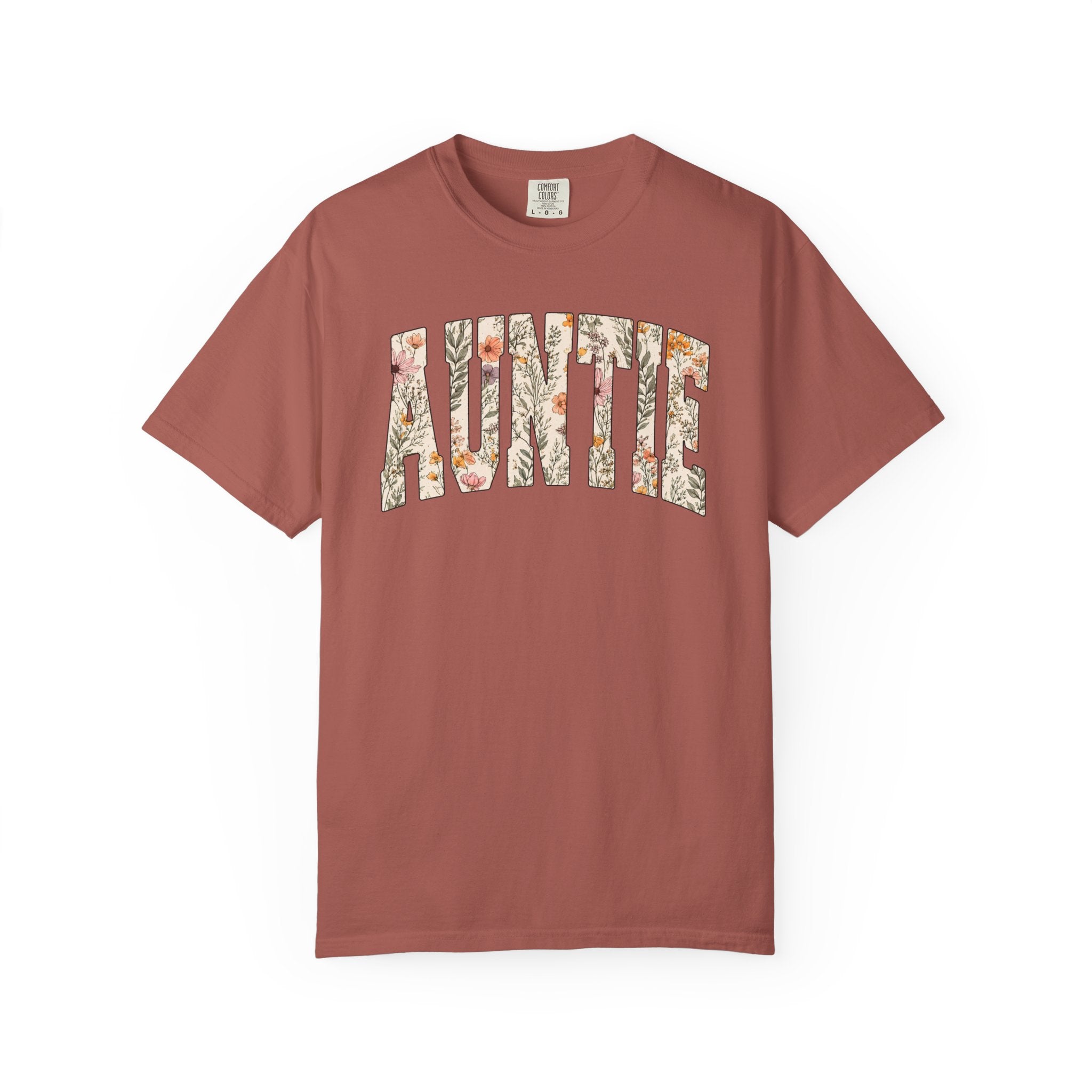 “Auntie” Floral Tee