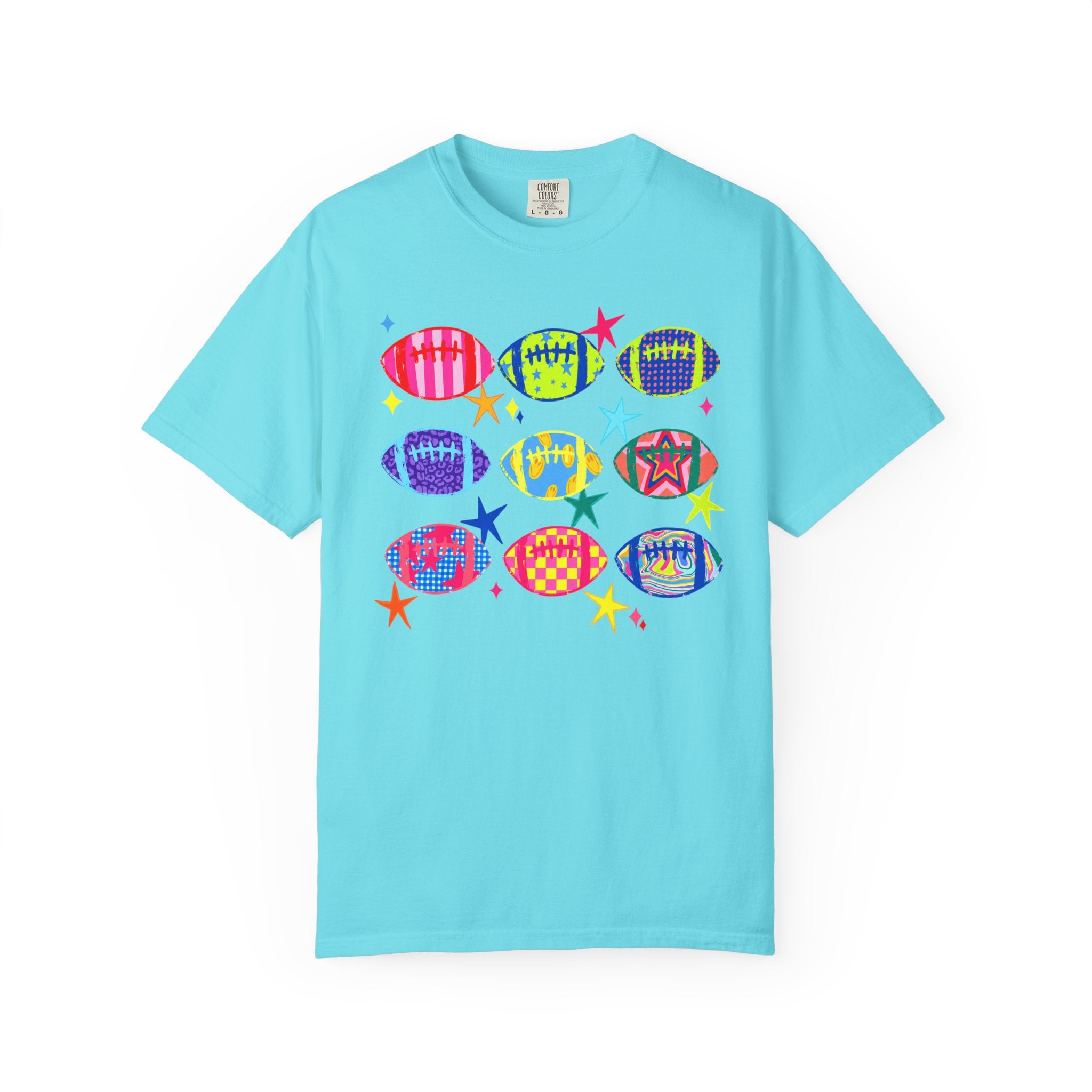 Neon Football Graphic Tee