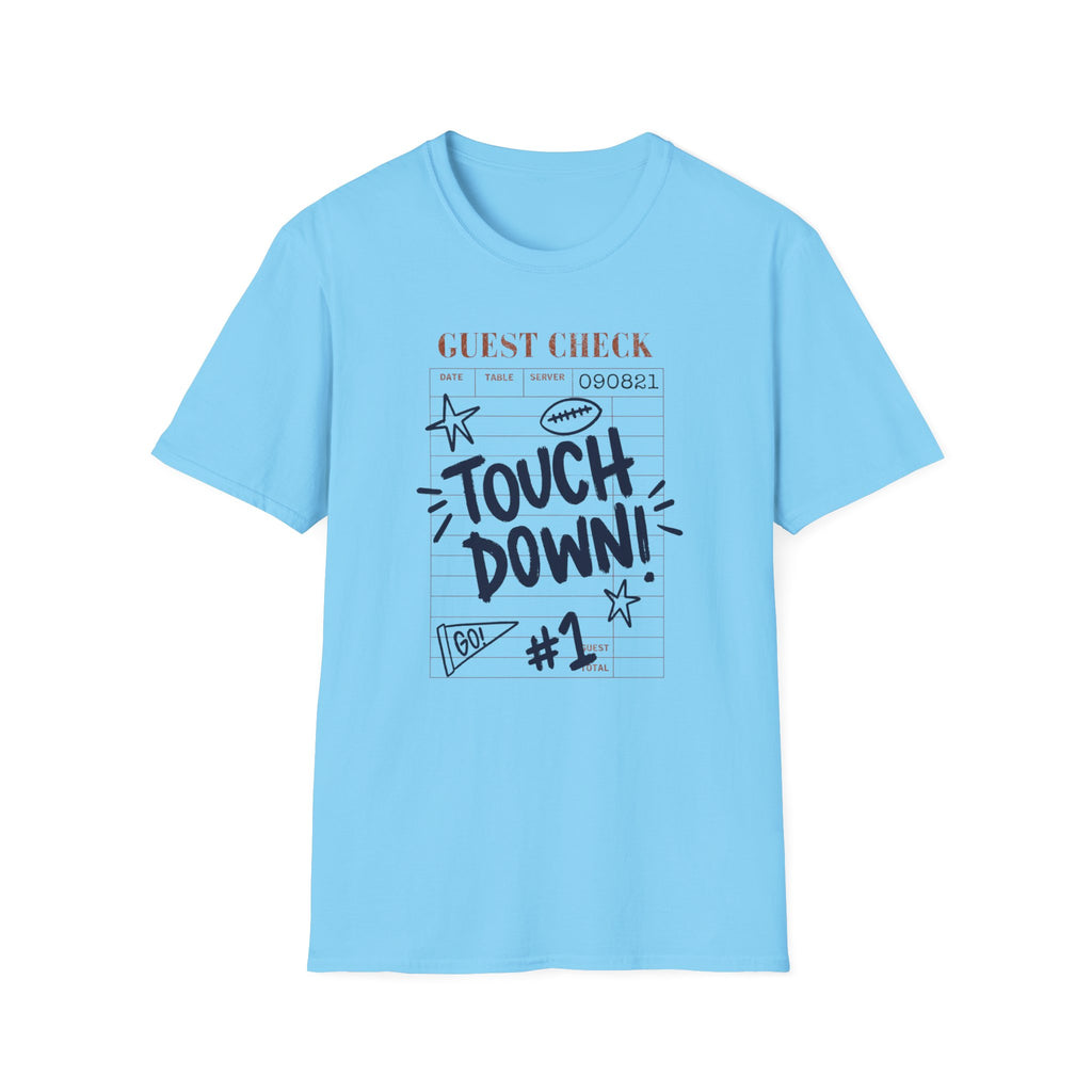 Touchdown Guest Check T-Shirt — Football Game Day Tee
