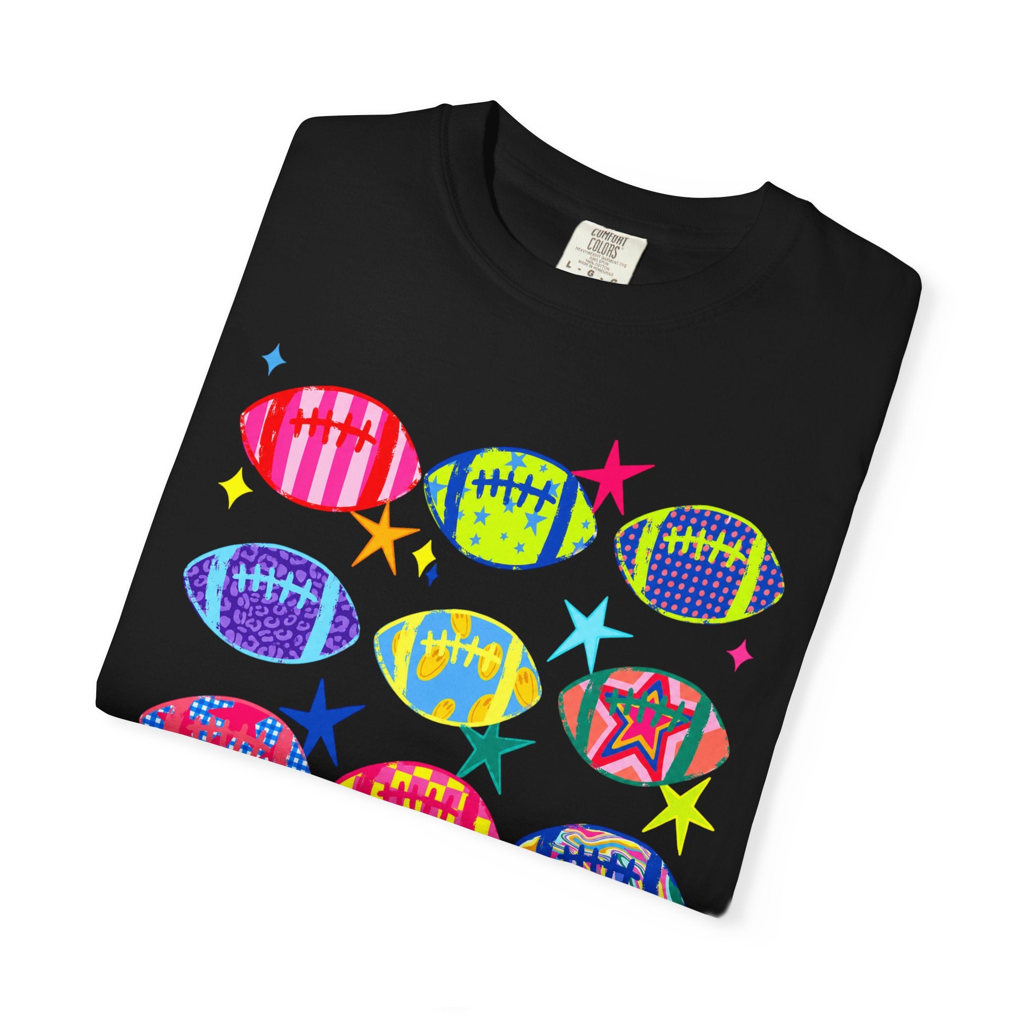 Neon Football Graphic Tee