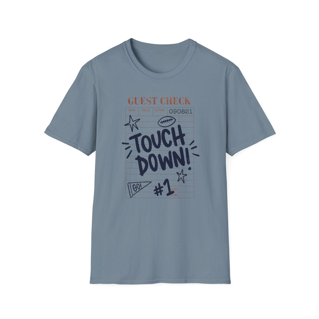 Touchdown Guest Check T-Shirt — Football Game Day Tee